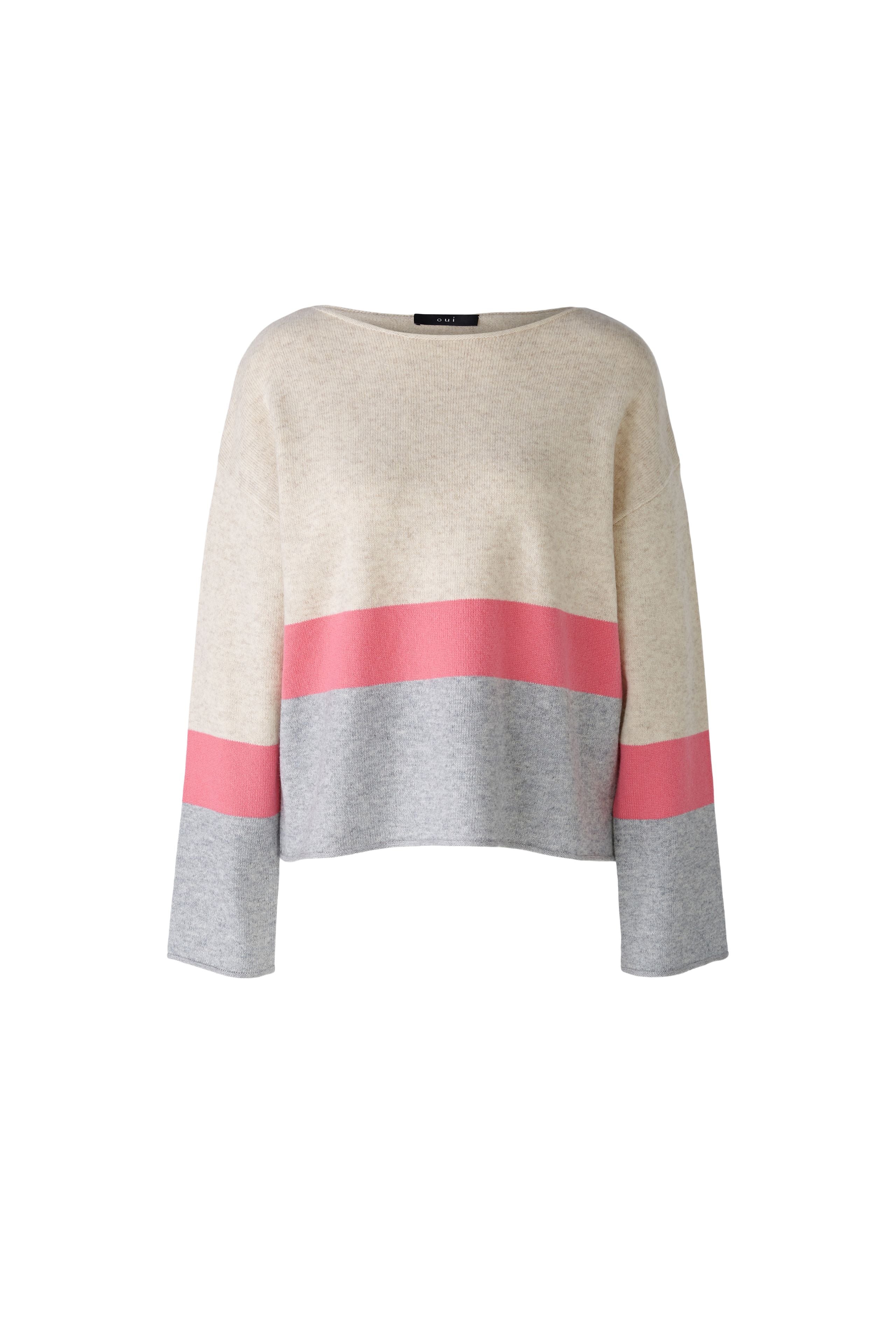 Jumper in Grey Camel