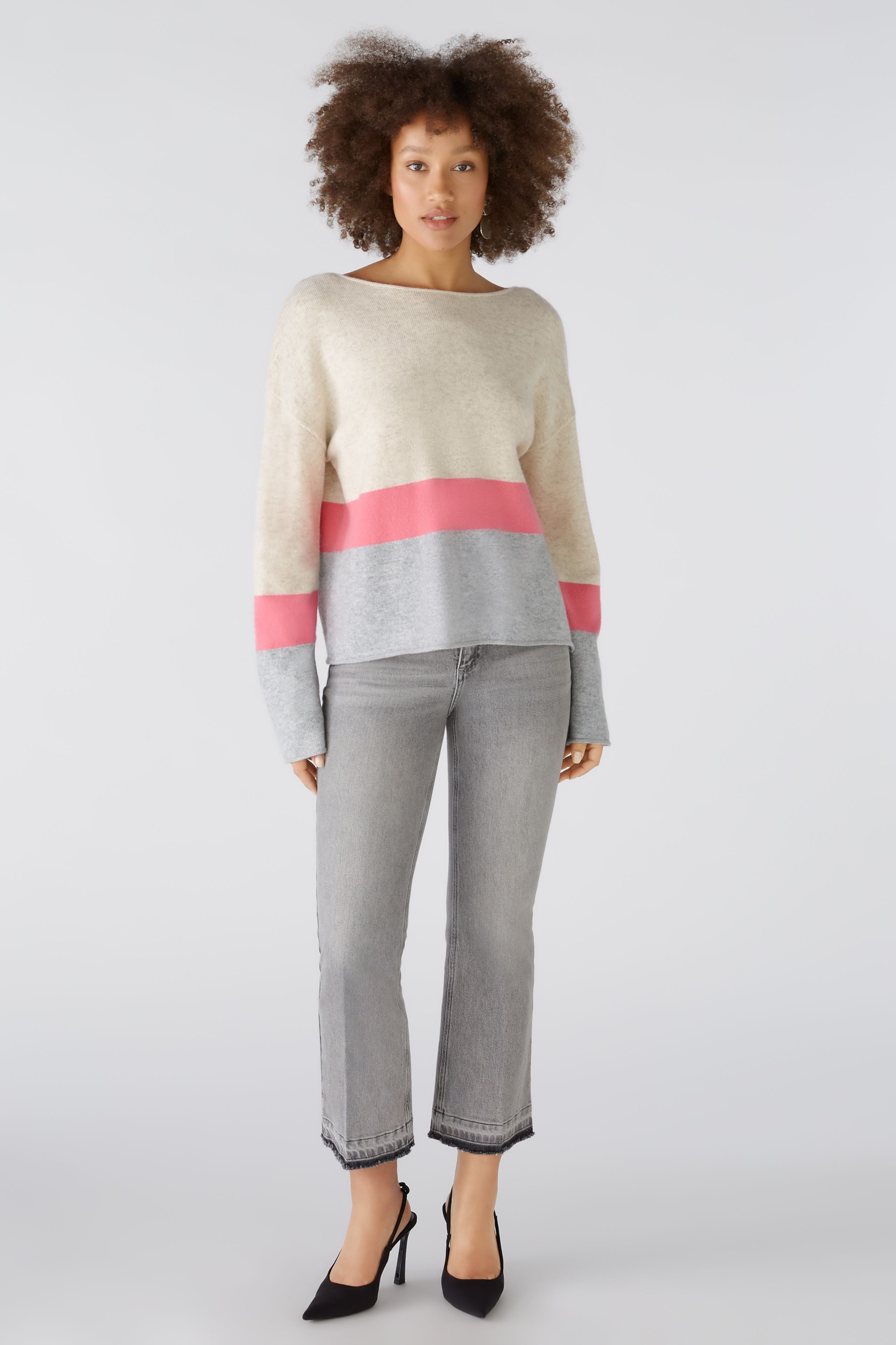 Jumper in Grey Camel