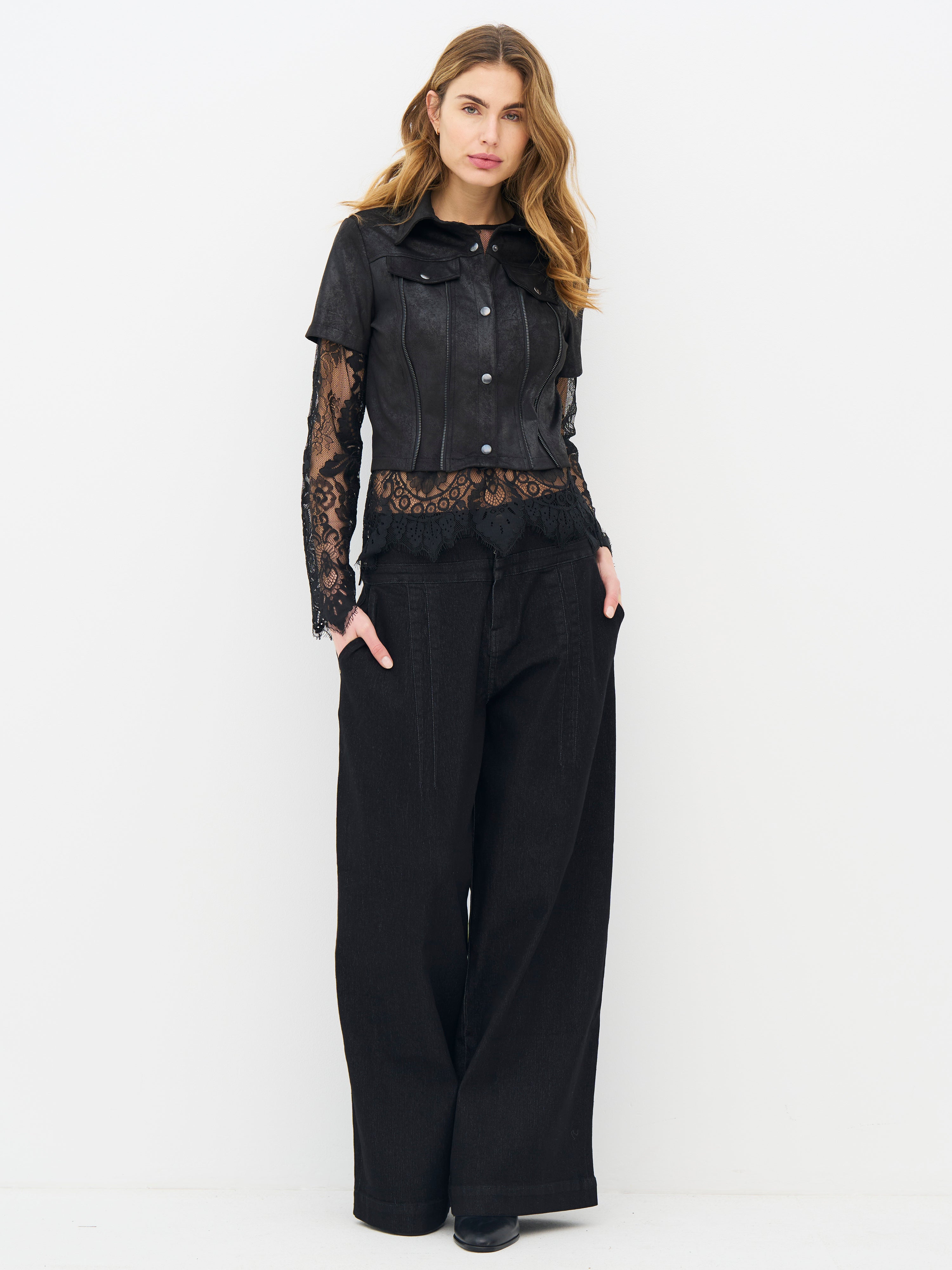 Erica Trousers in Burgundy mix