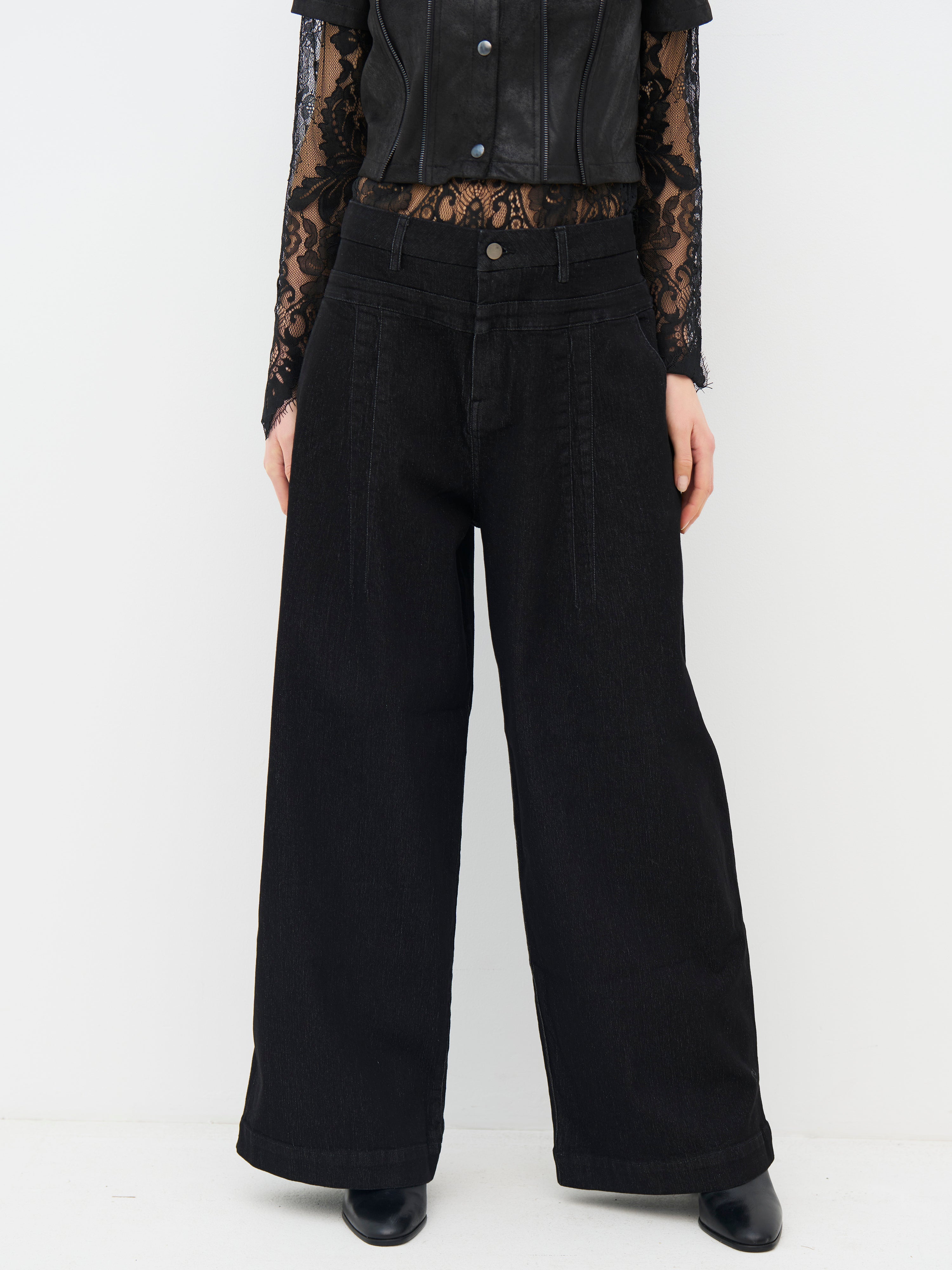 Erica Trousers in Burgundy mix