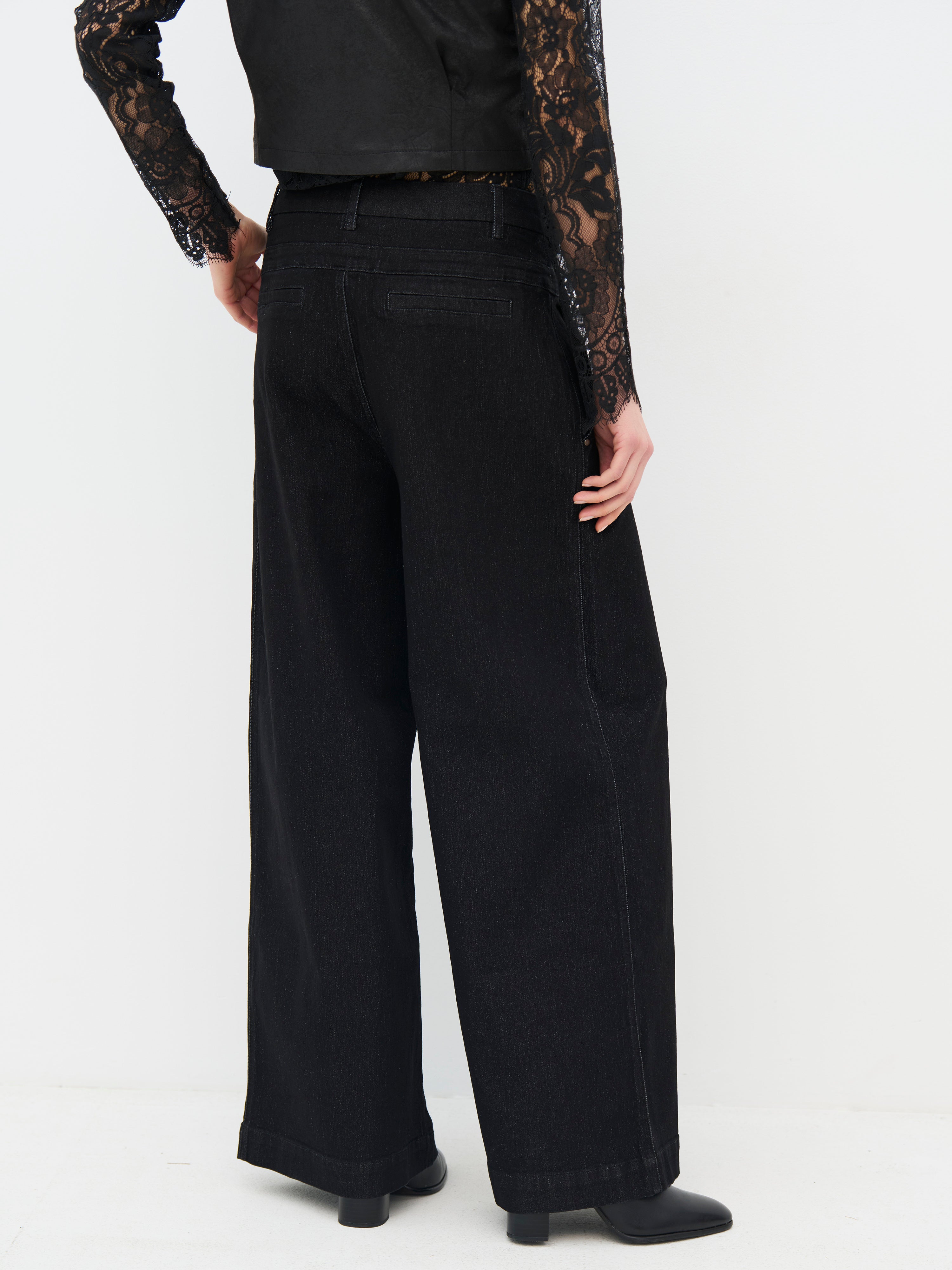 Erica Trousers in Burgundy mix