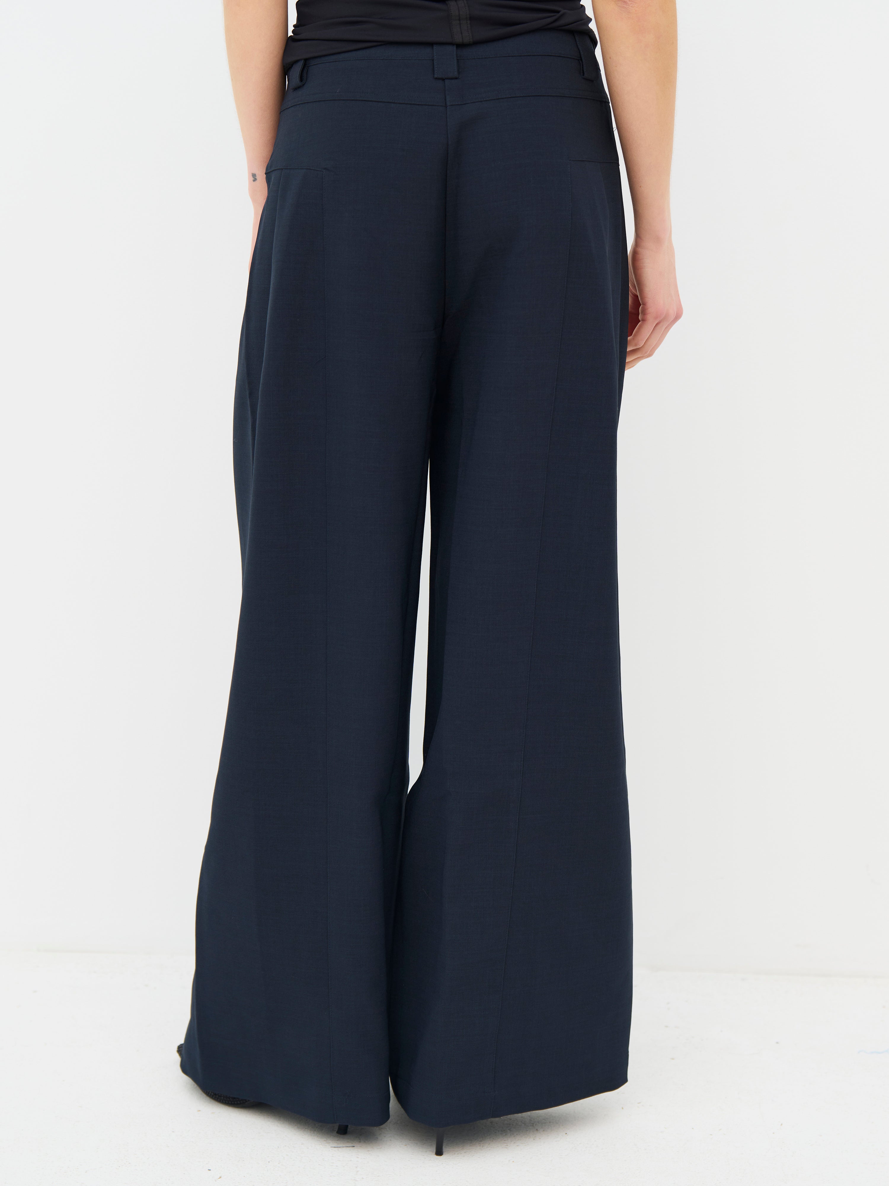 Erinora Trousers in Midnight Blue