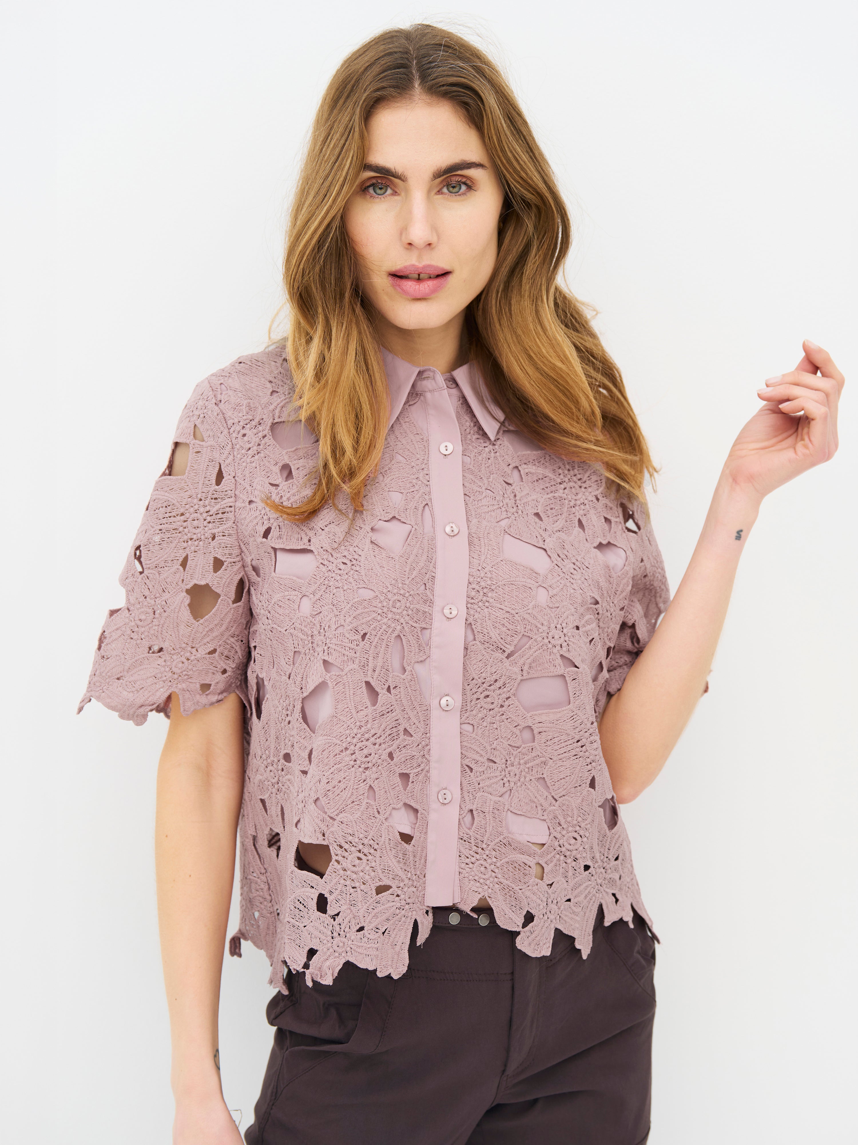Edina Shirt in Rose