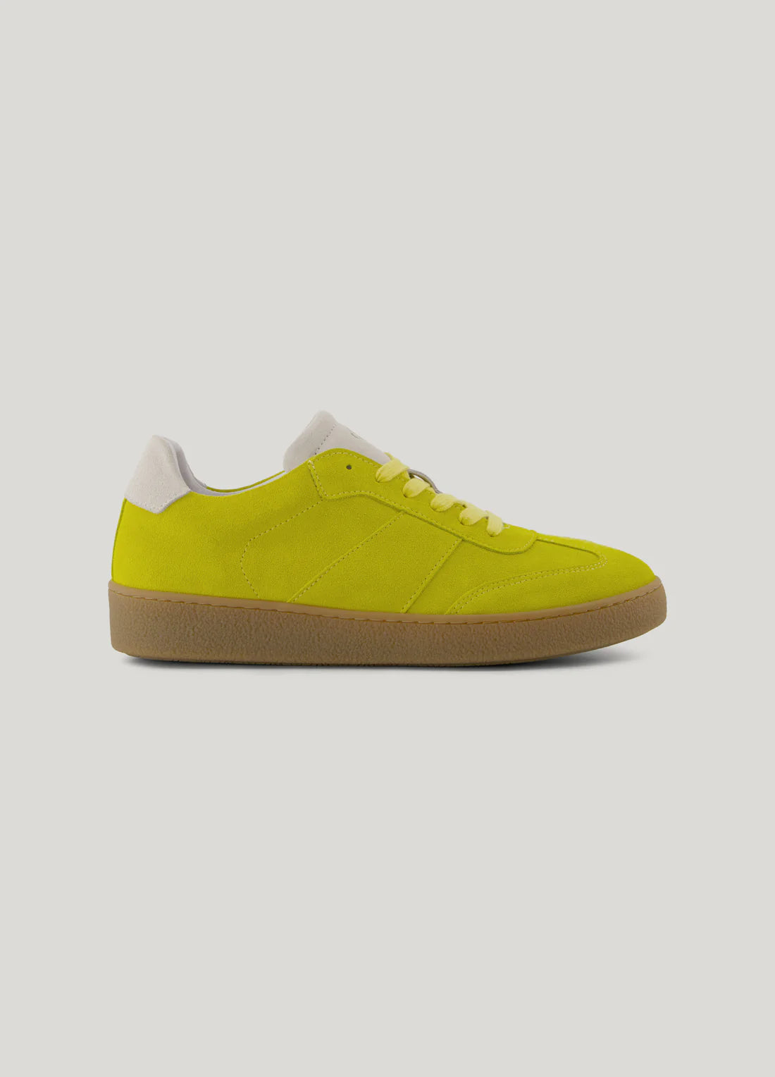 Suede Sneaker in Mimosa Yellow