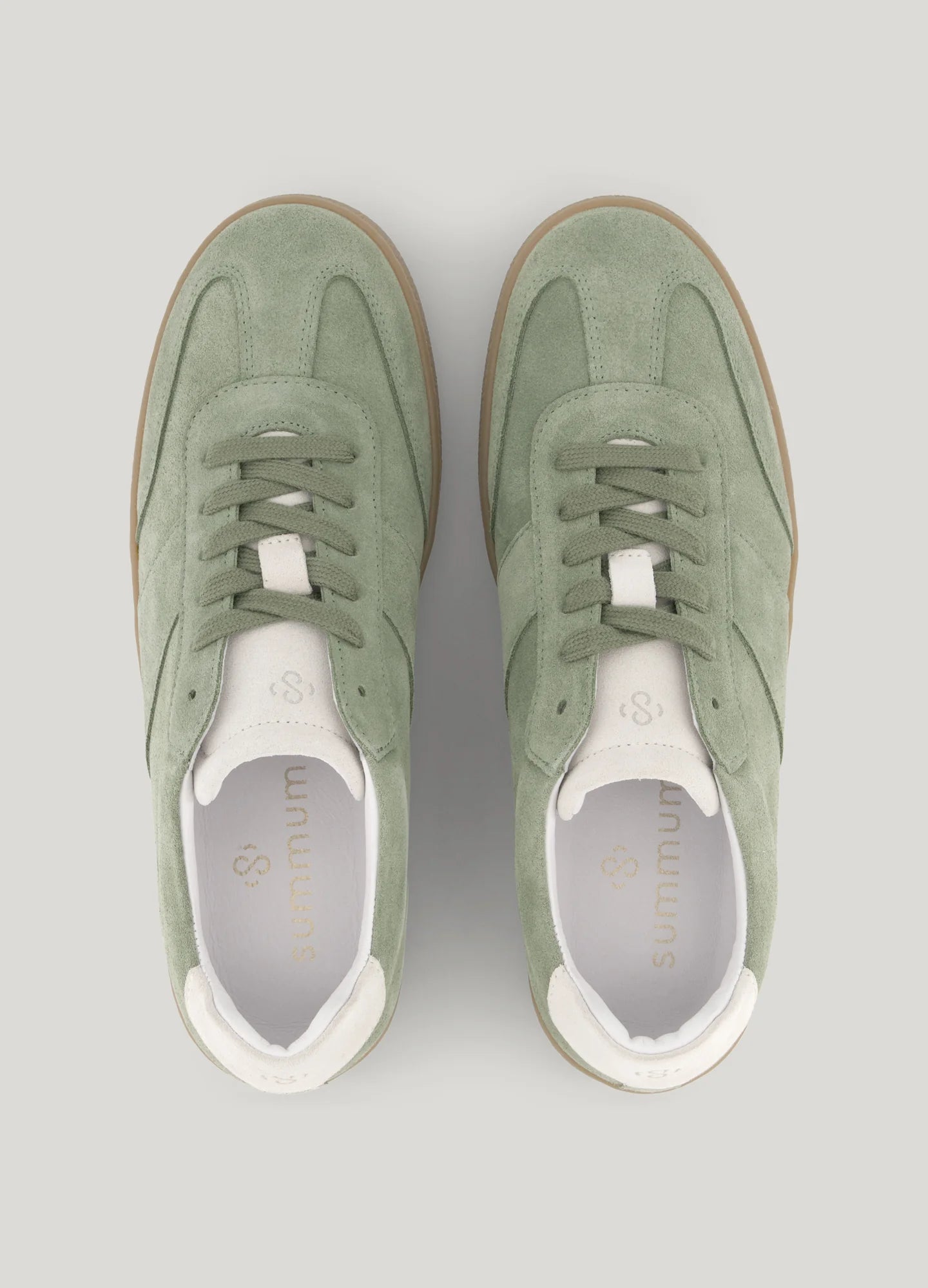 Suede Sneaker in Combat Green