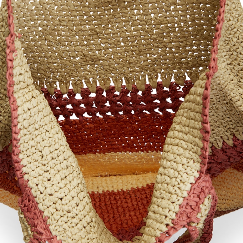 Raffia Beach Bag in Multicolour