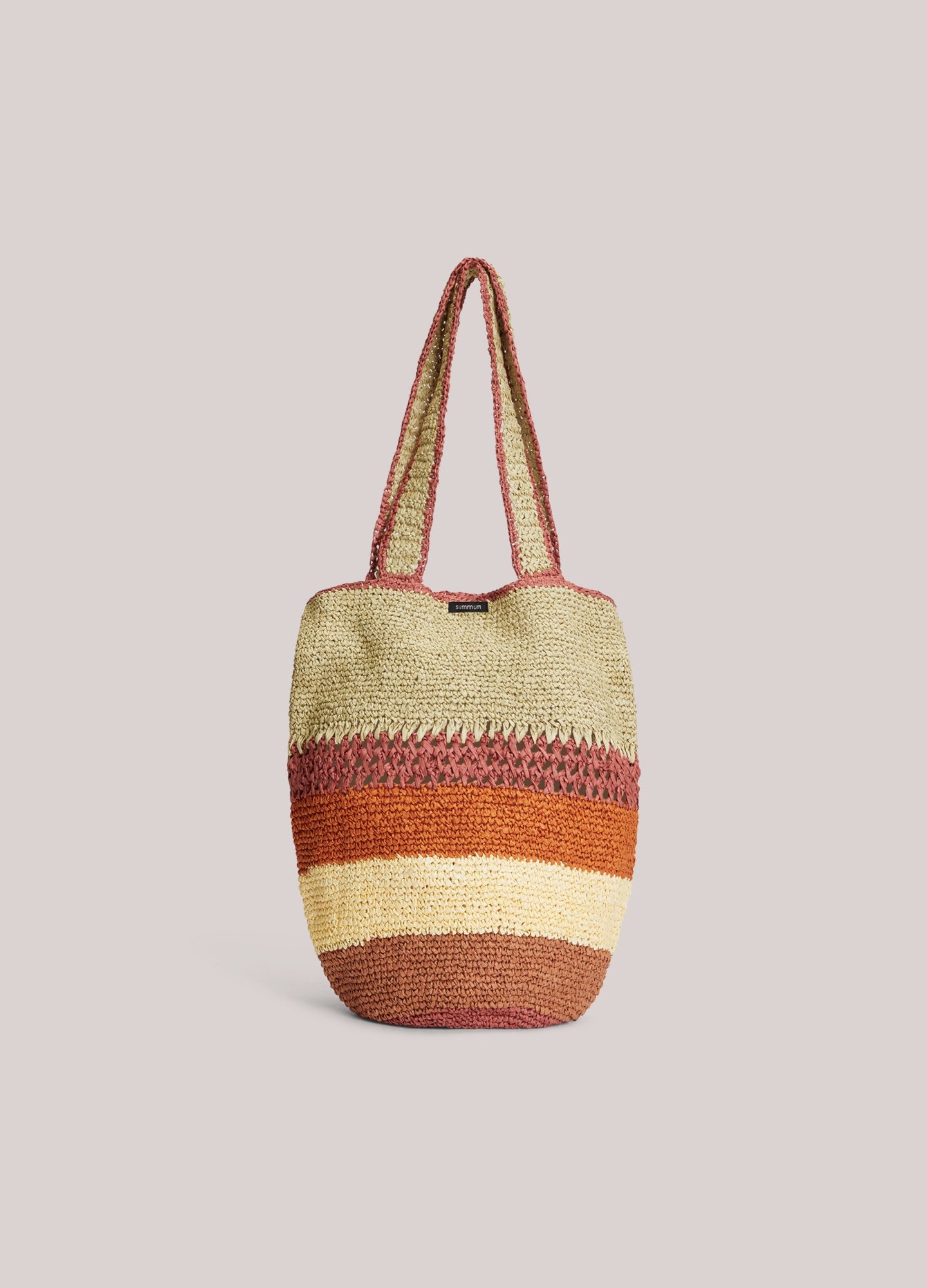 Raffia Beach Bag in Multicolour