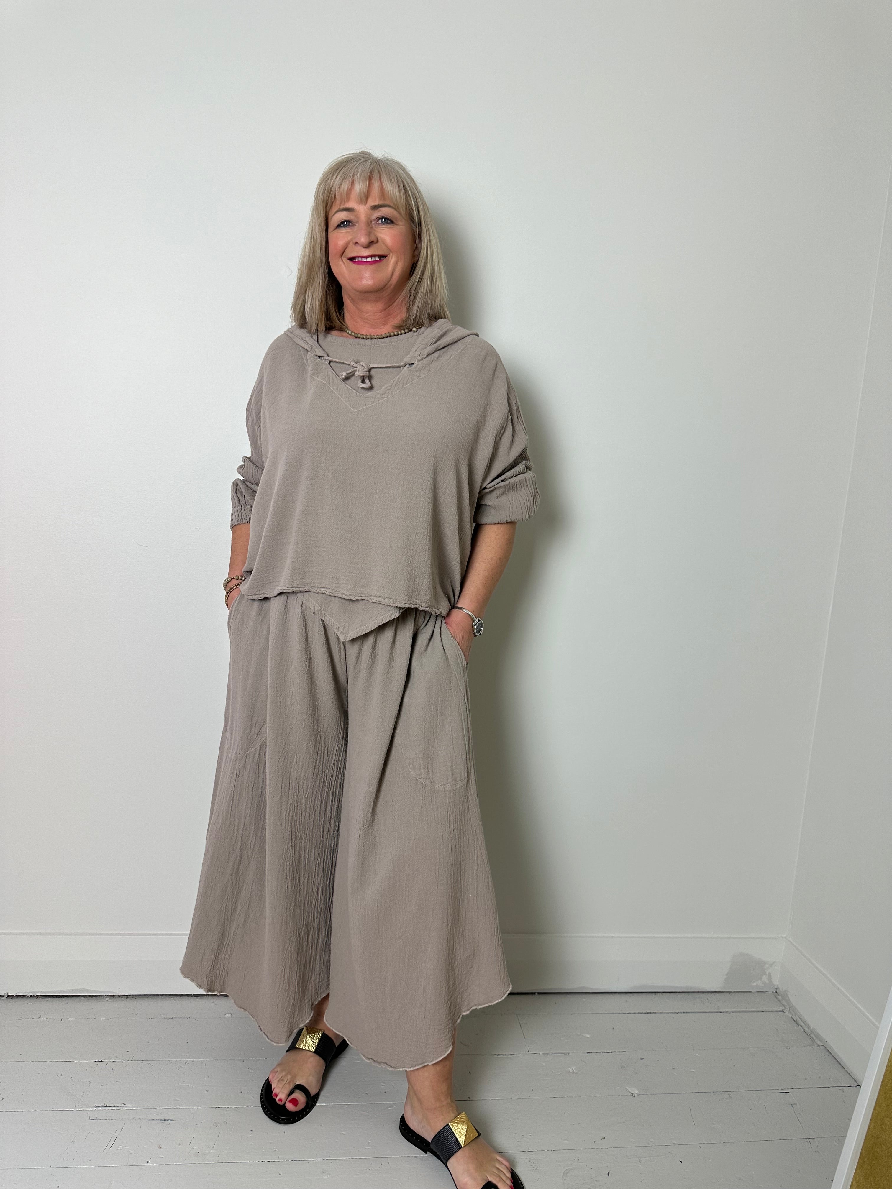 Wednesday Culottes in Taupe