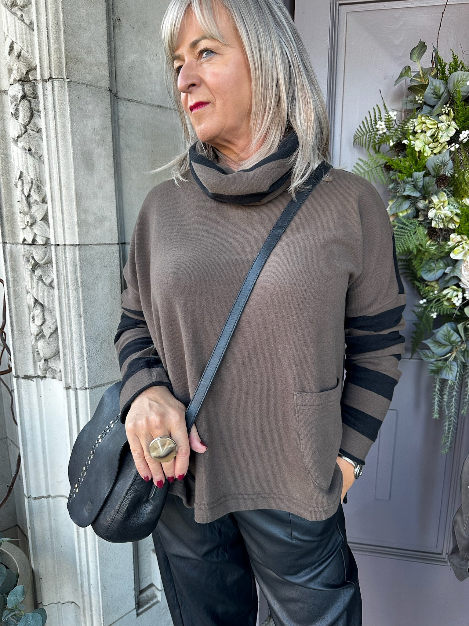 Boxy Jumper in Chocolate