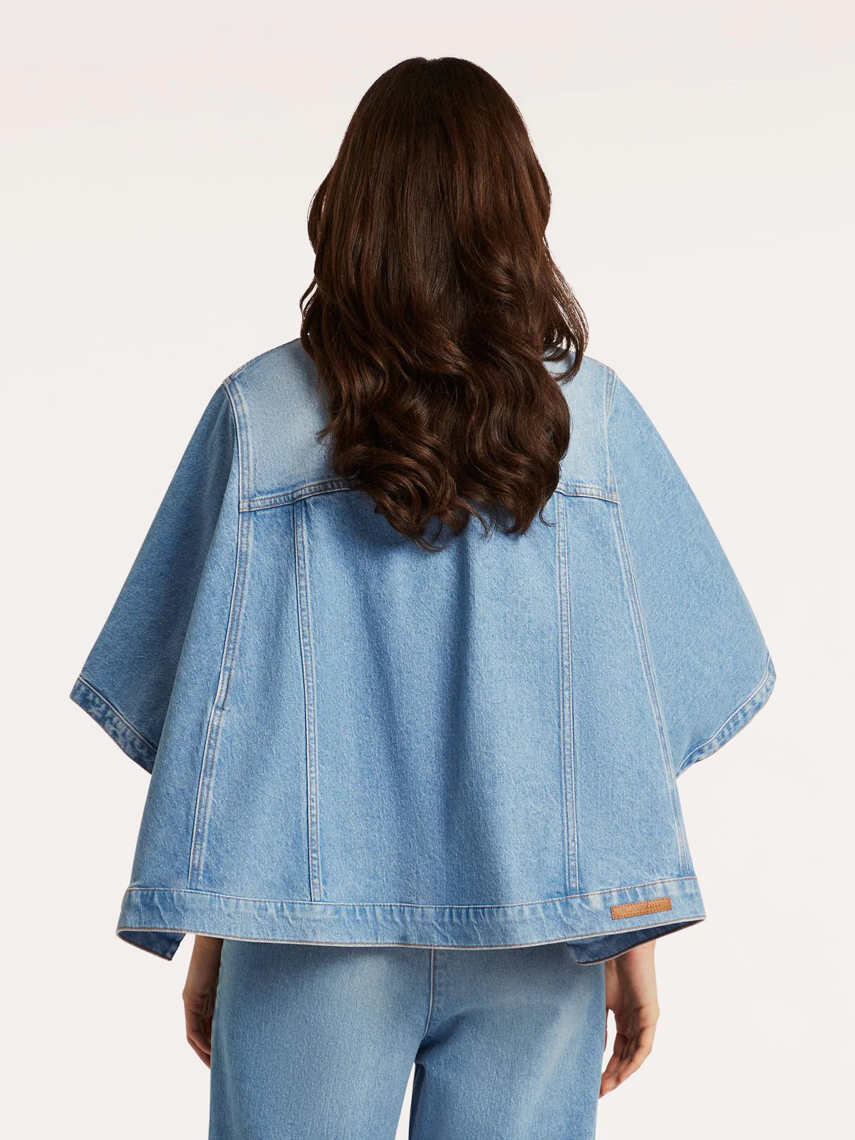 Macey Jacket in Denim Light Blue