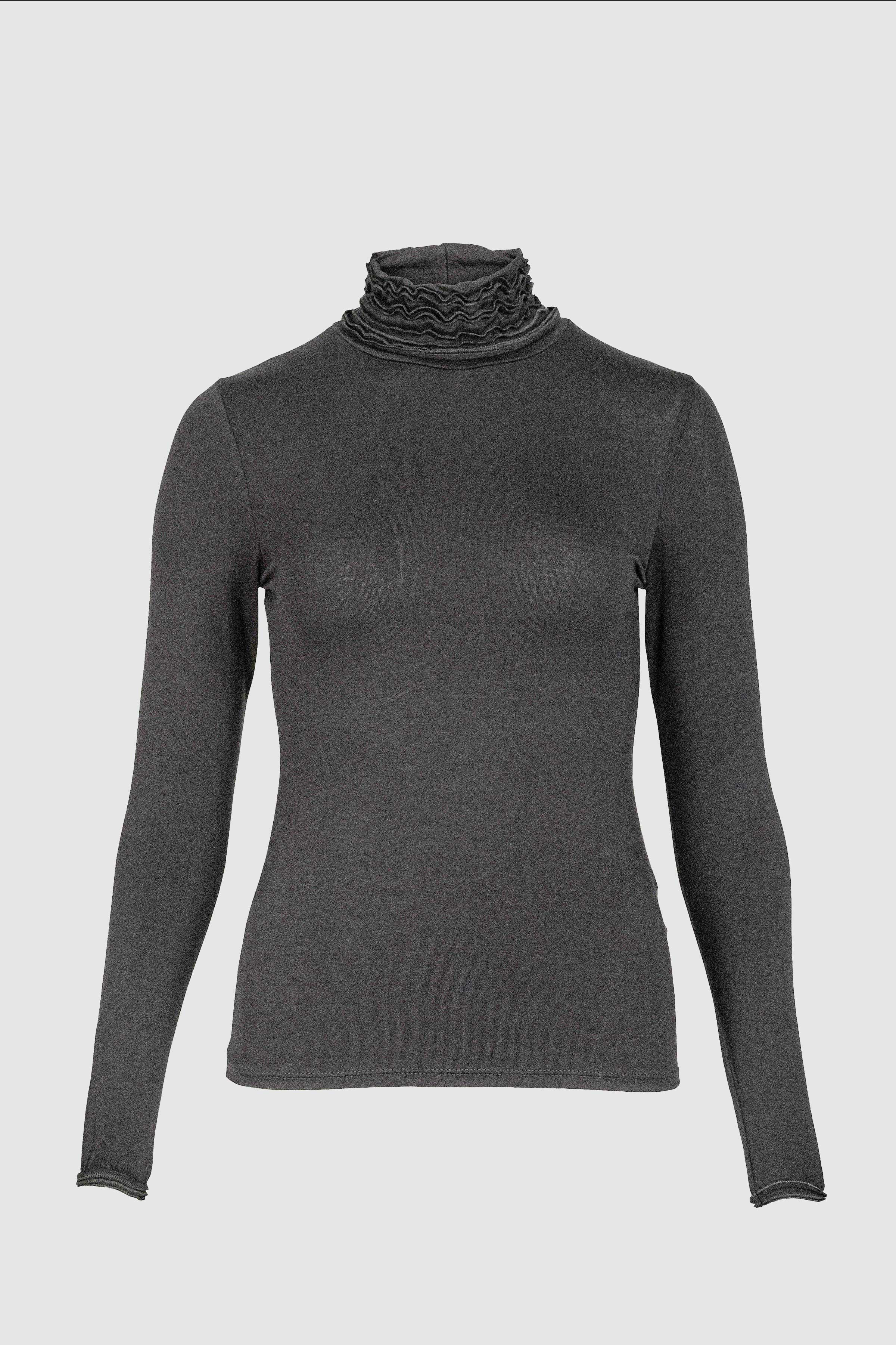 Adele Long Sleeve Tee in Grey