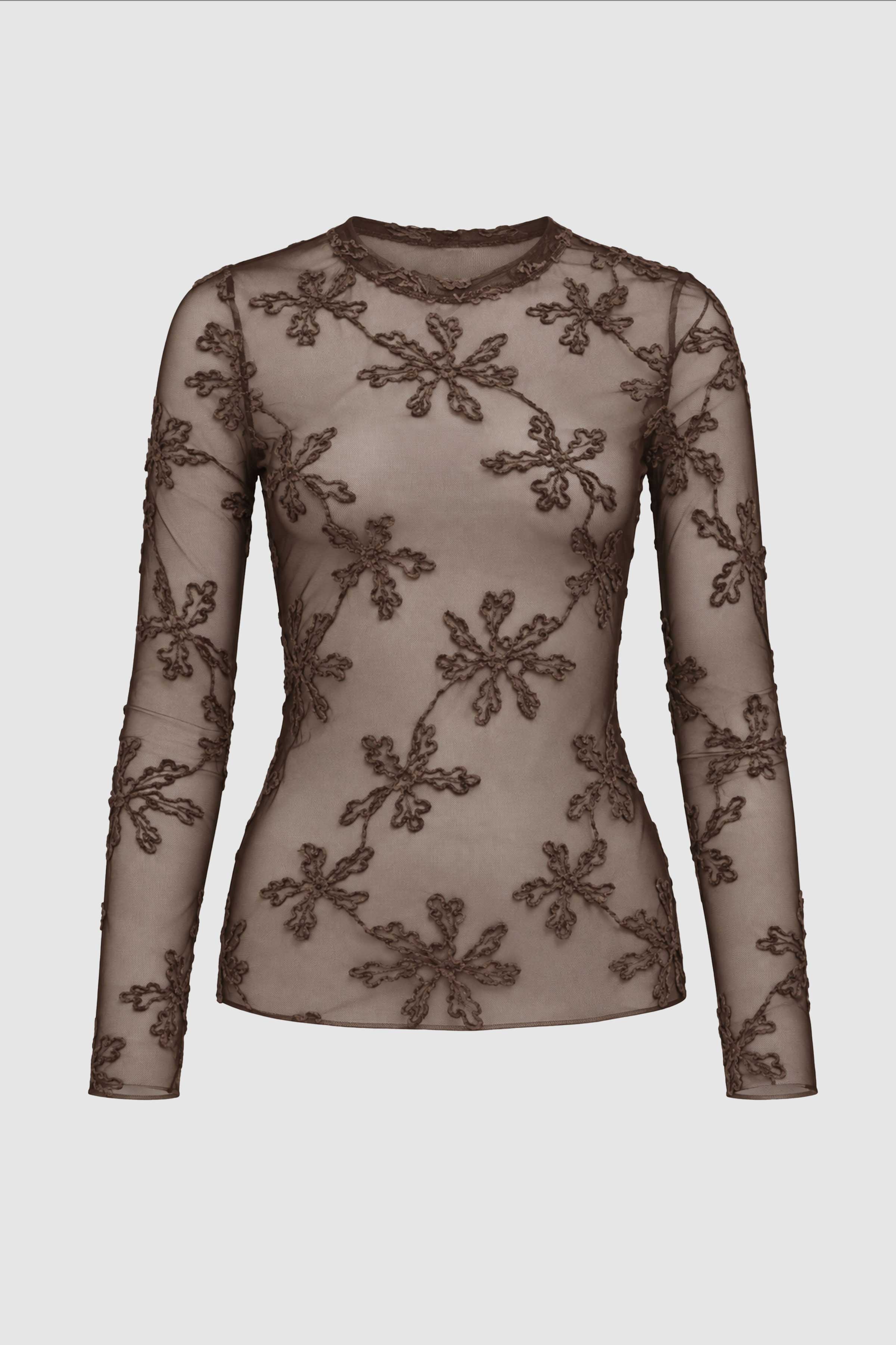Agnethe Blouse in Choco
