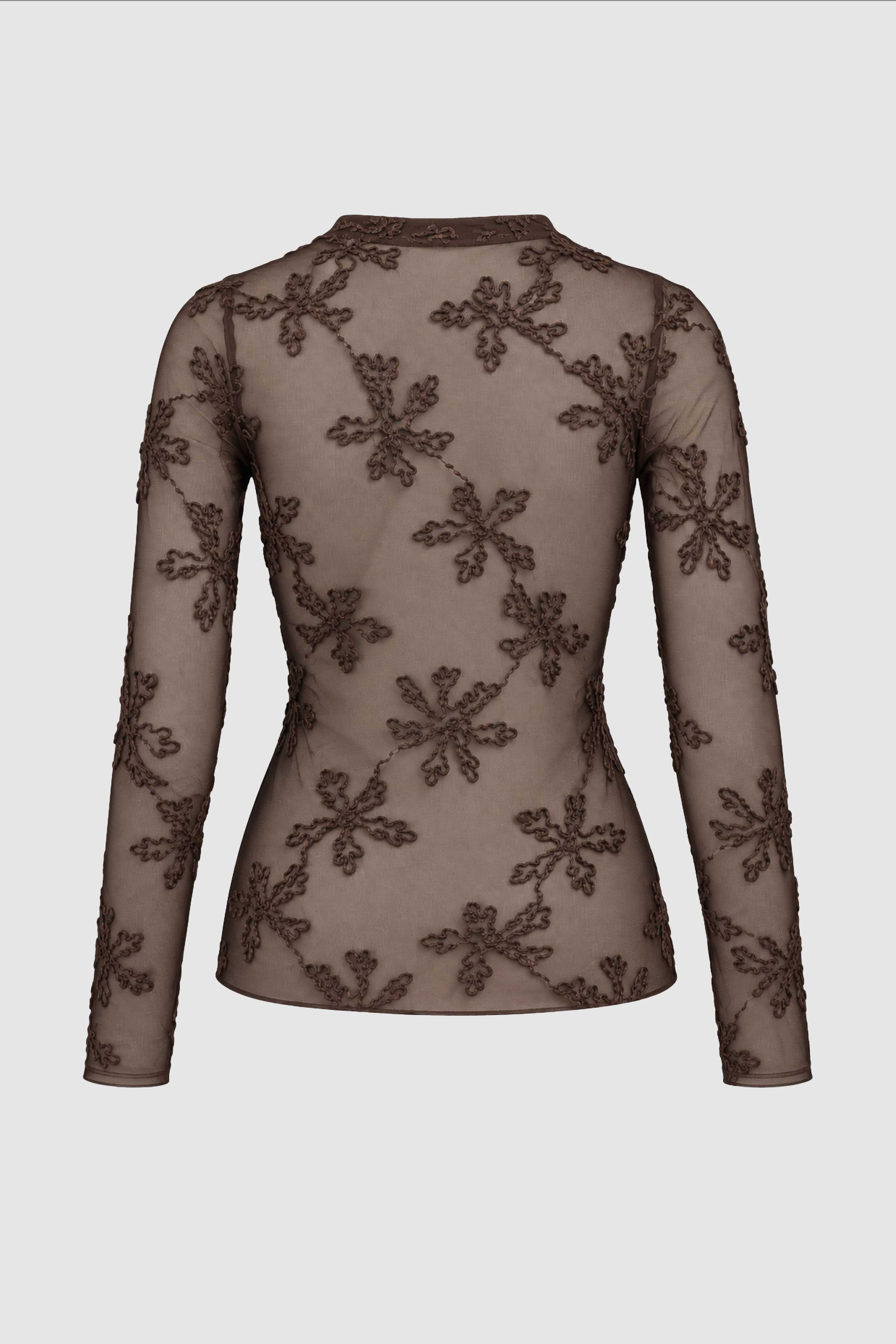 Agnethe Blouse in Choco