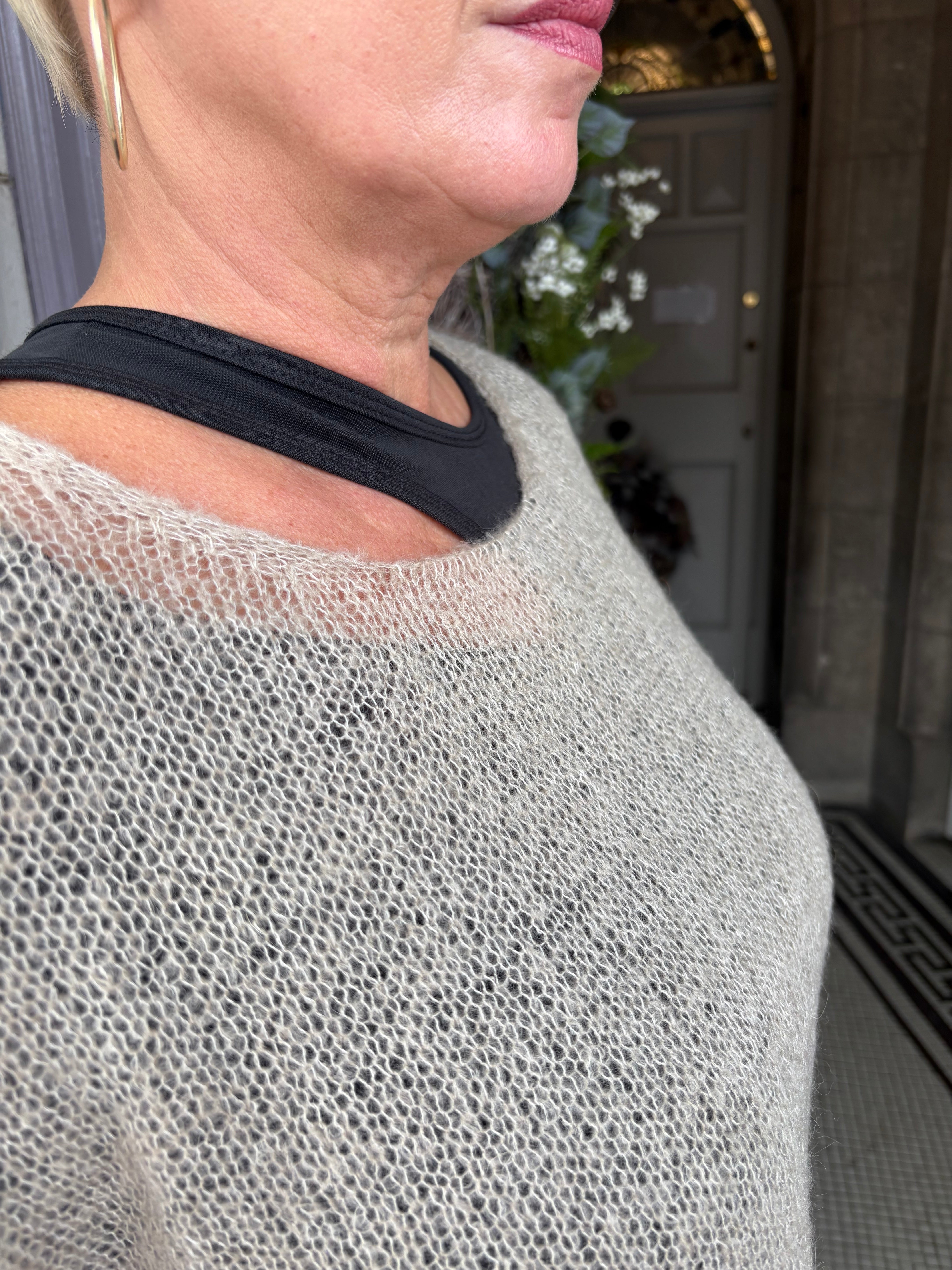 Cropped Jumper in Puro