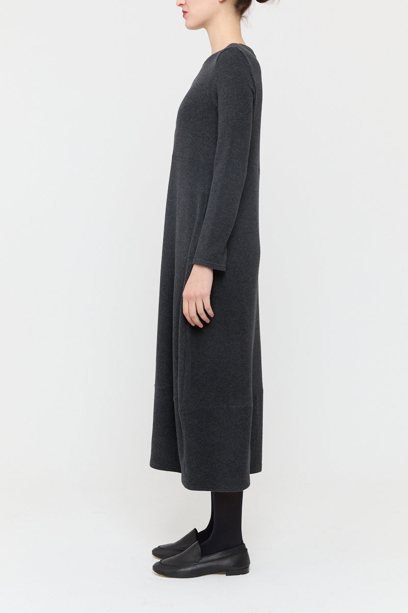 Cocoon Dress in Carbone