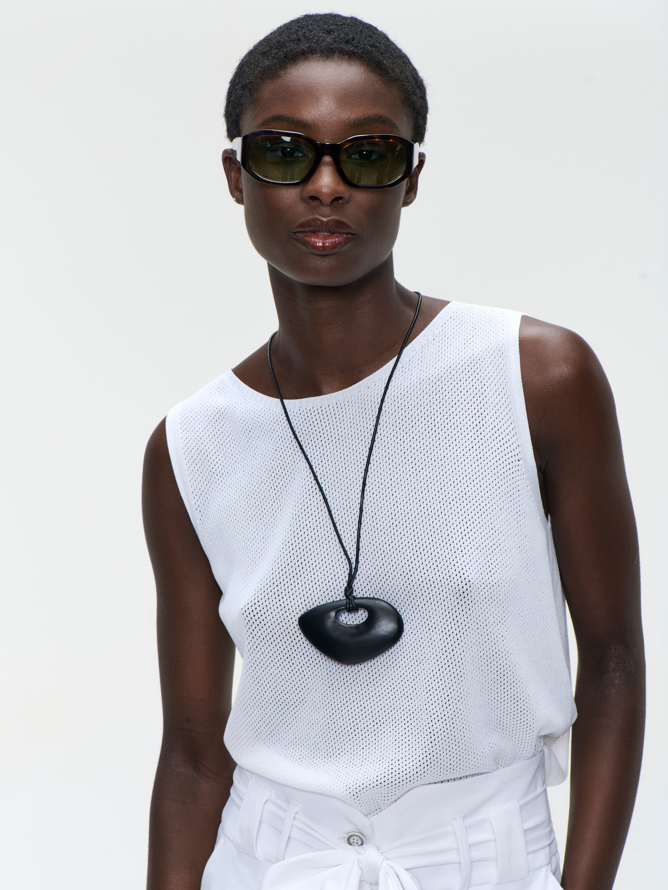 Viscose Summer Top in White