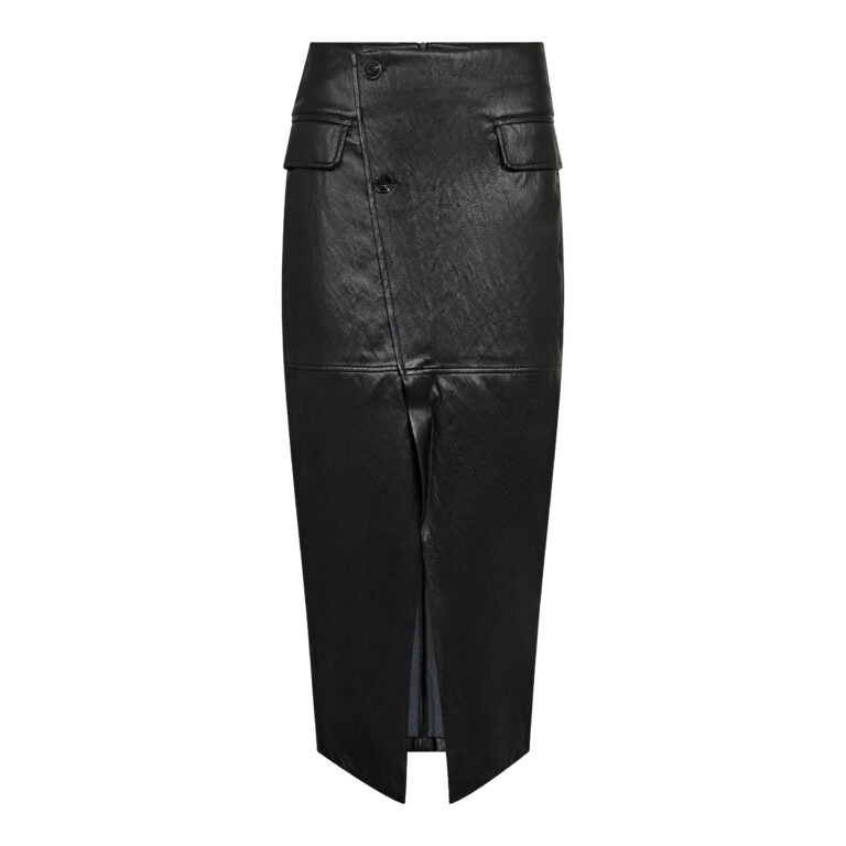 Gittcc Asymmetric Skirt in Black