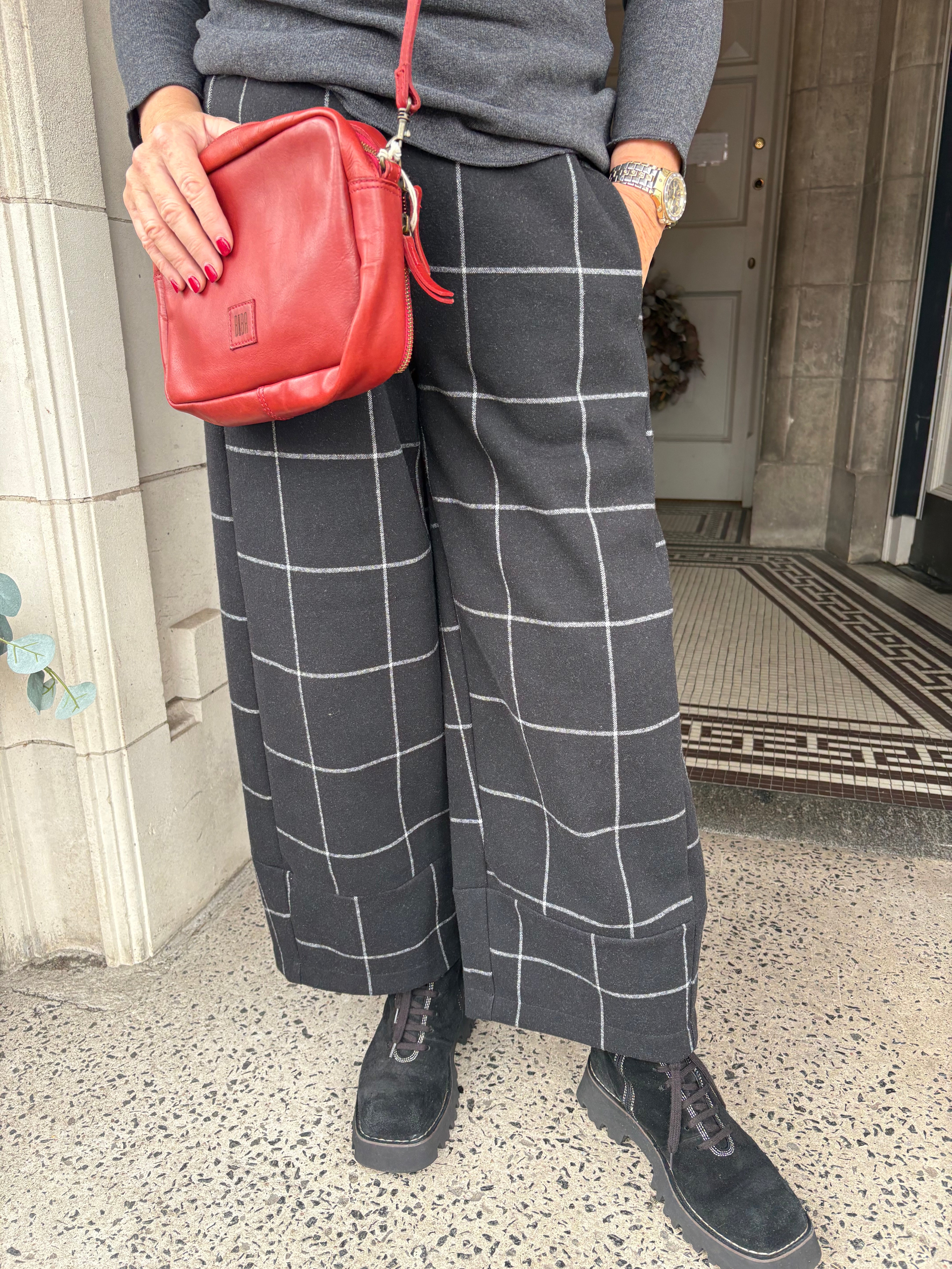 Trousers in Brush Check