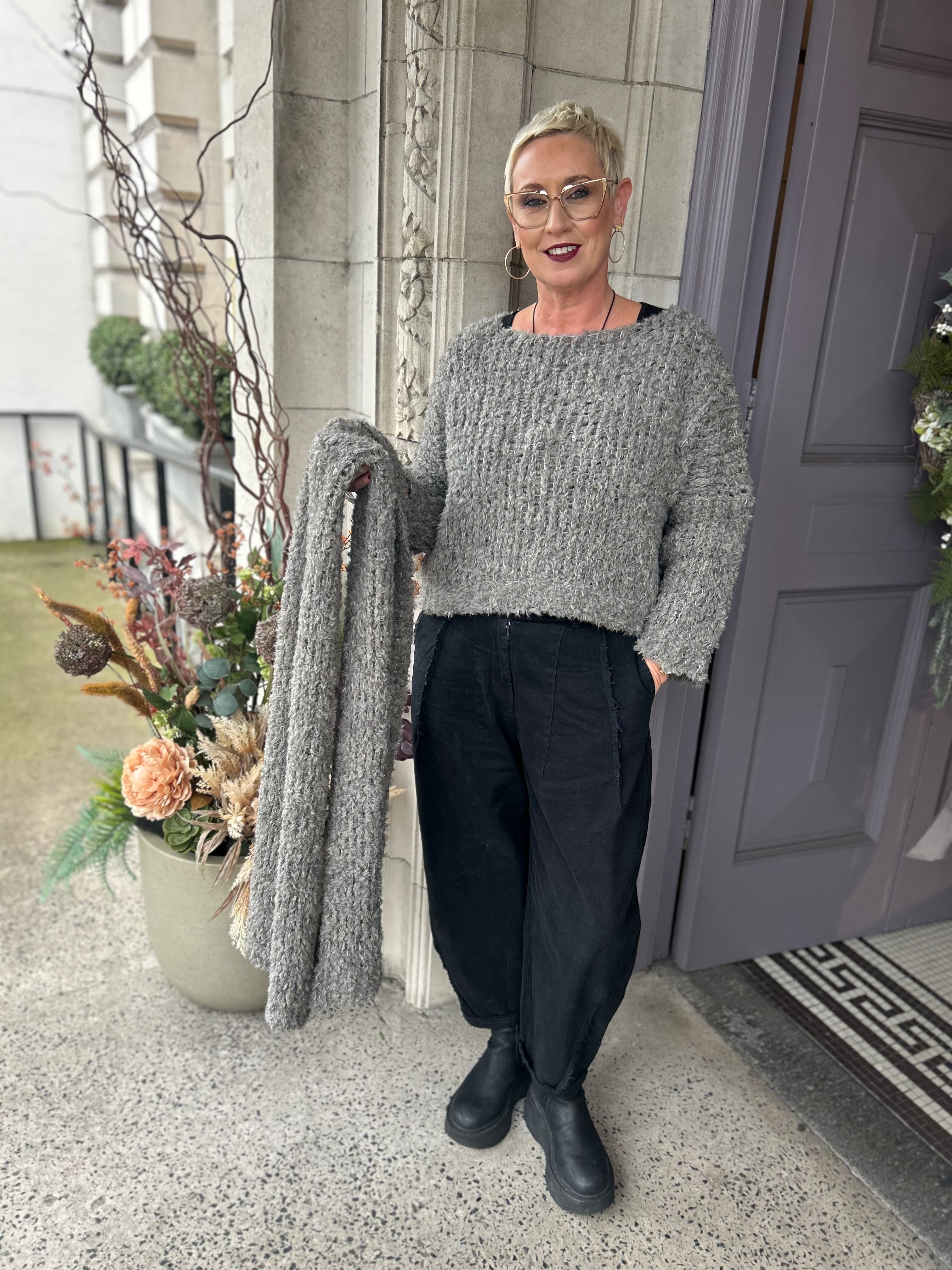 Alpaca Wool Scarf in Shade