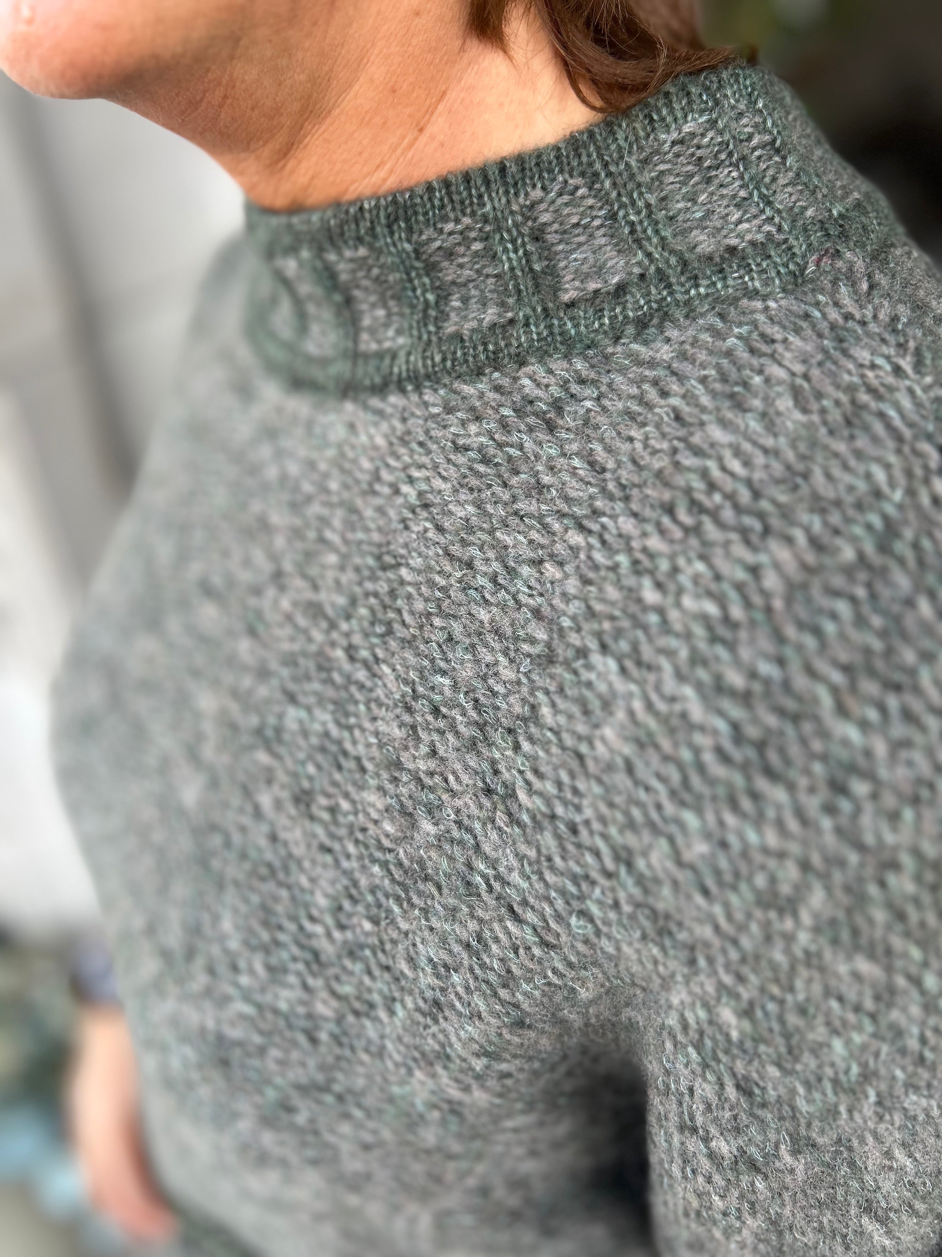 Textured Knit in Olive