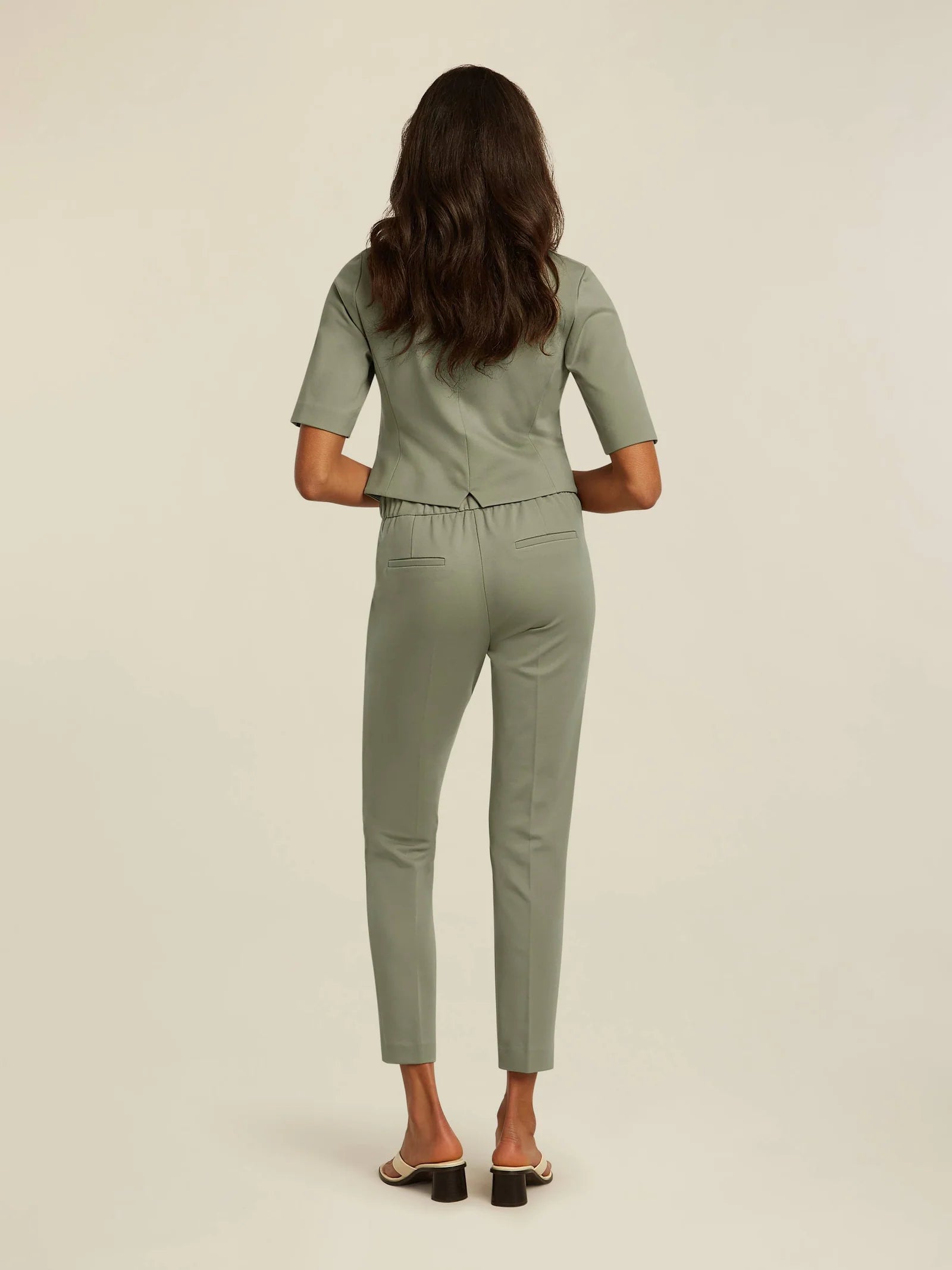 Charlie Trouser in Khaki Green