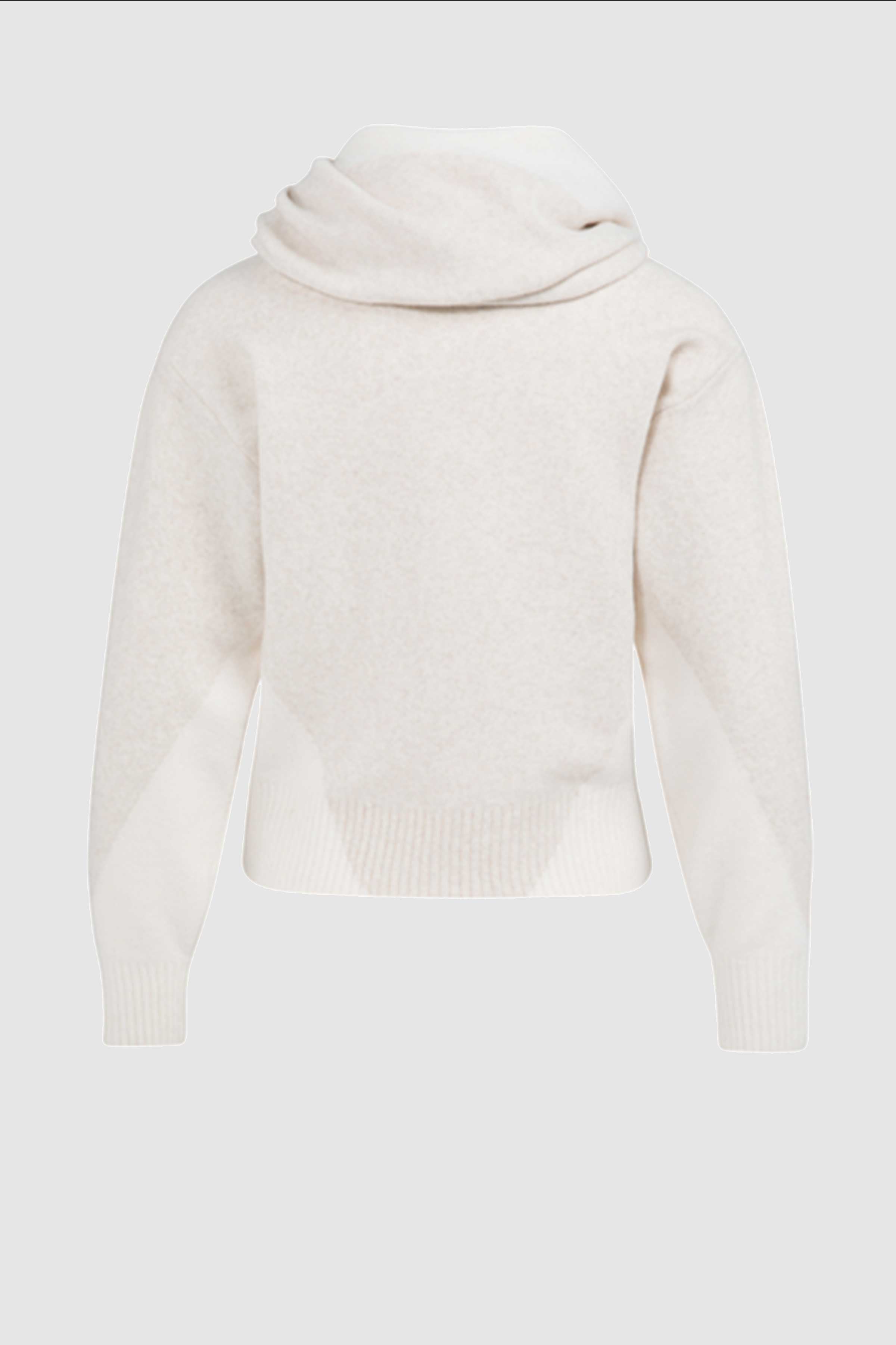 Tonal Colour Block Sweater in Heather Grey Dessin