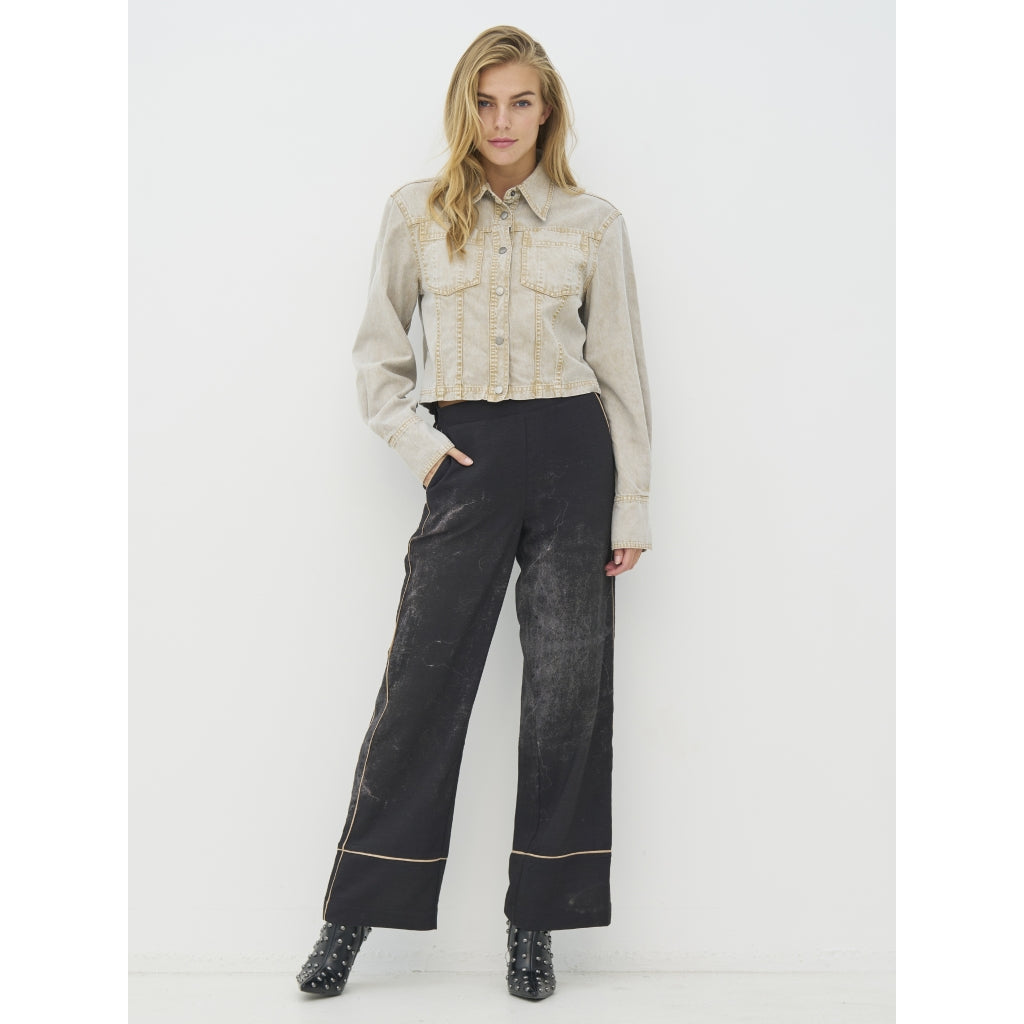 Creola Trousers in Black Mix