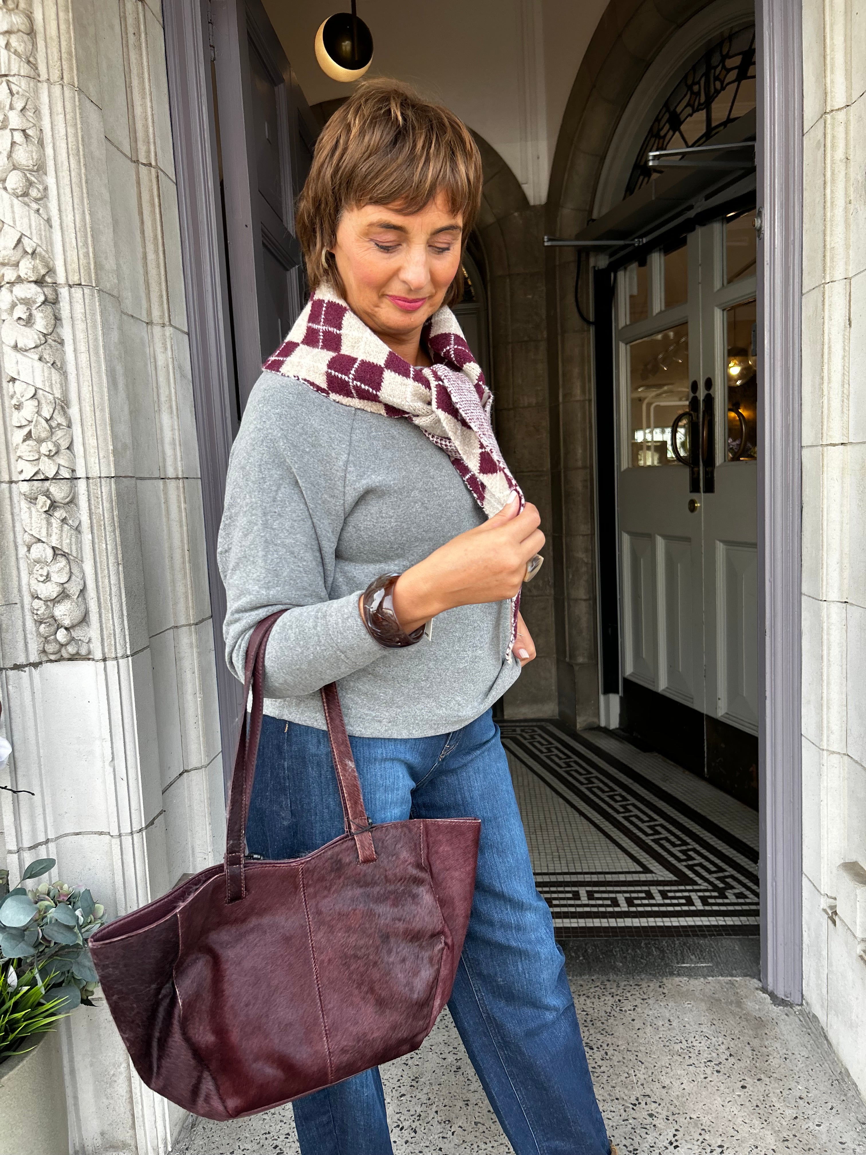 Soft Knit Jumper in Grey