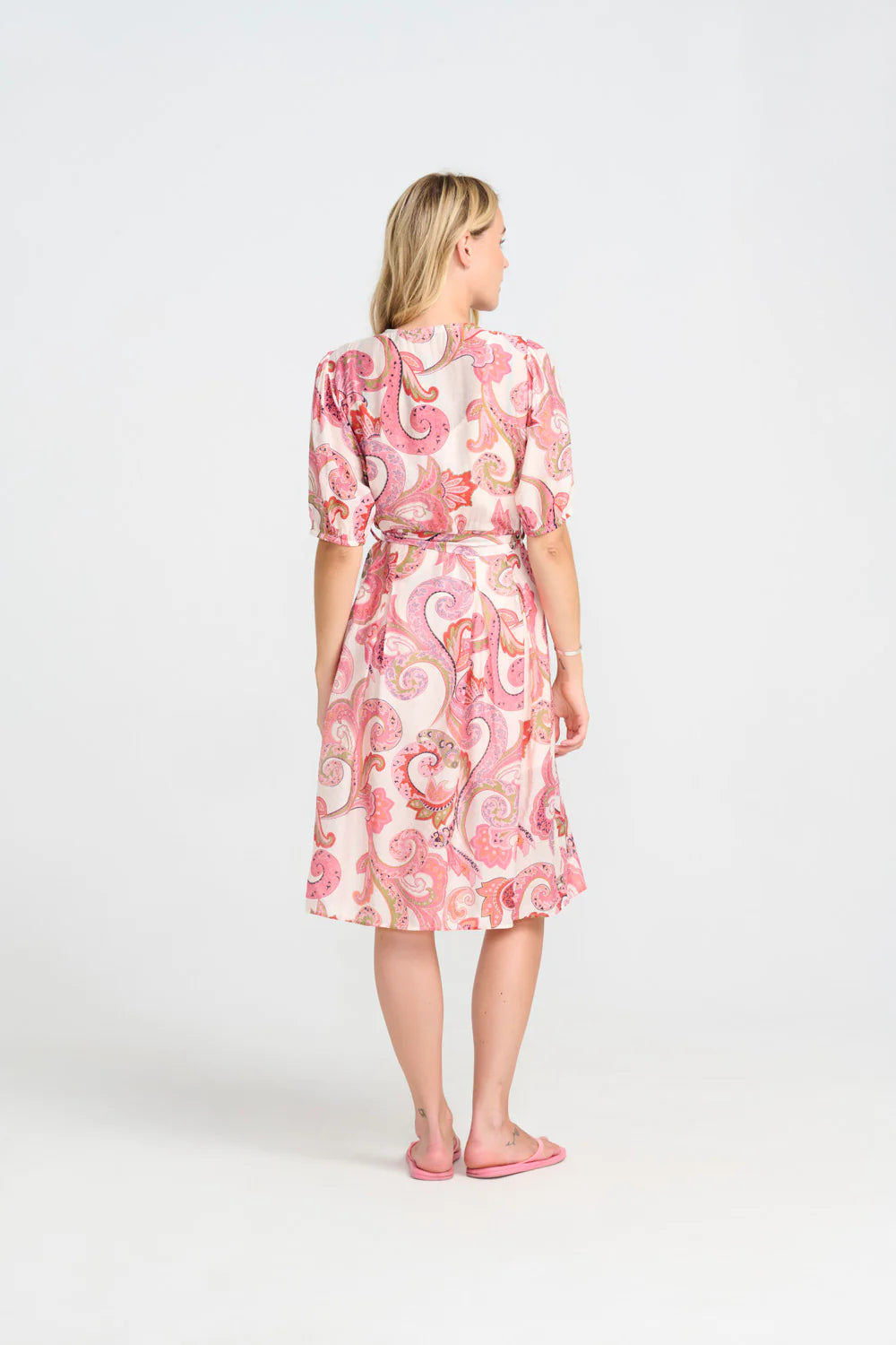 Daffodil Dress in Pink Flower