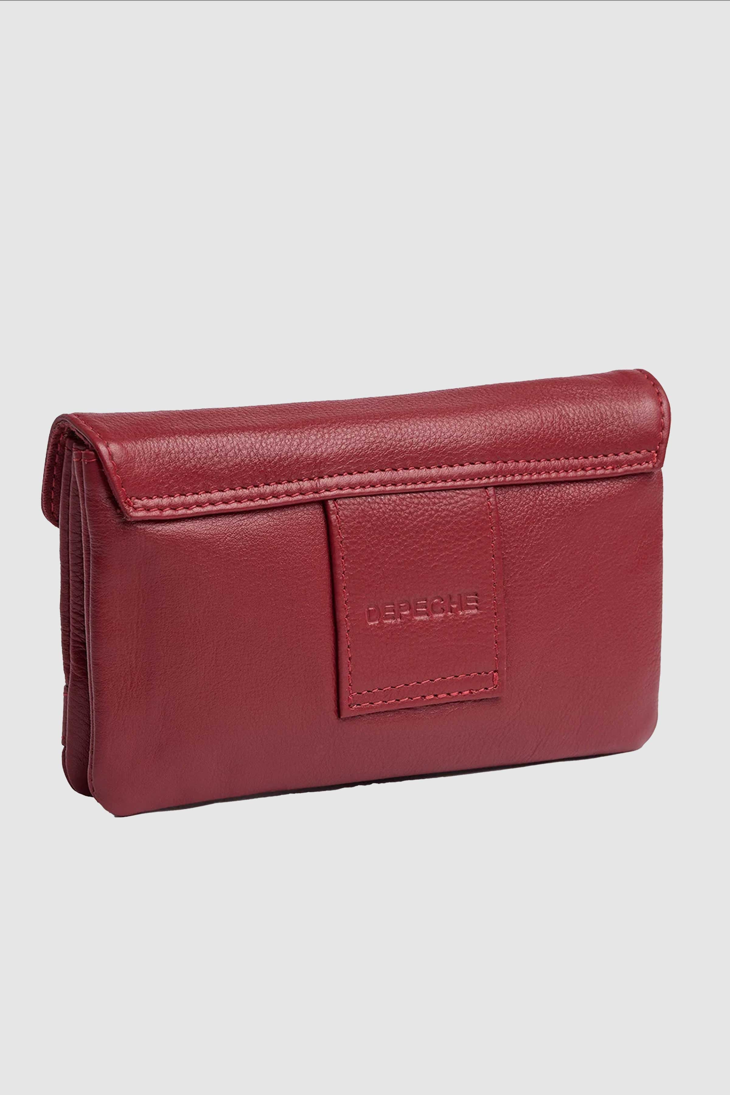 Classic Leather Purse in Red