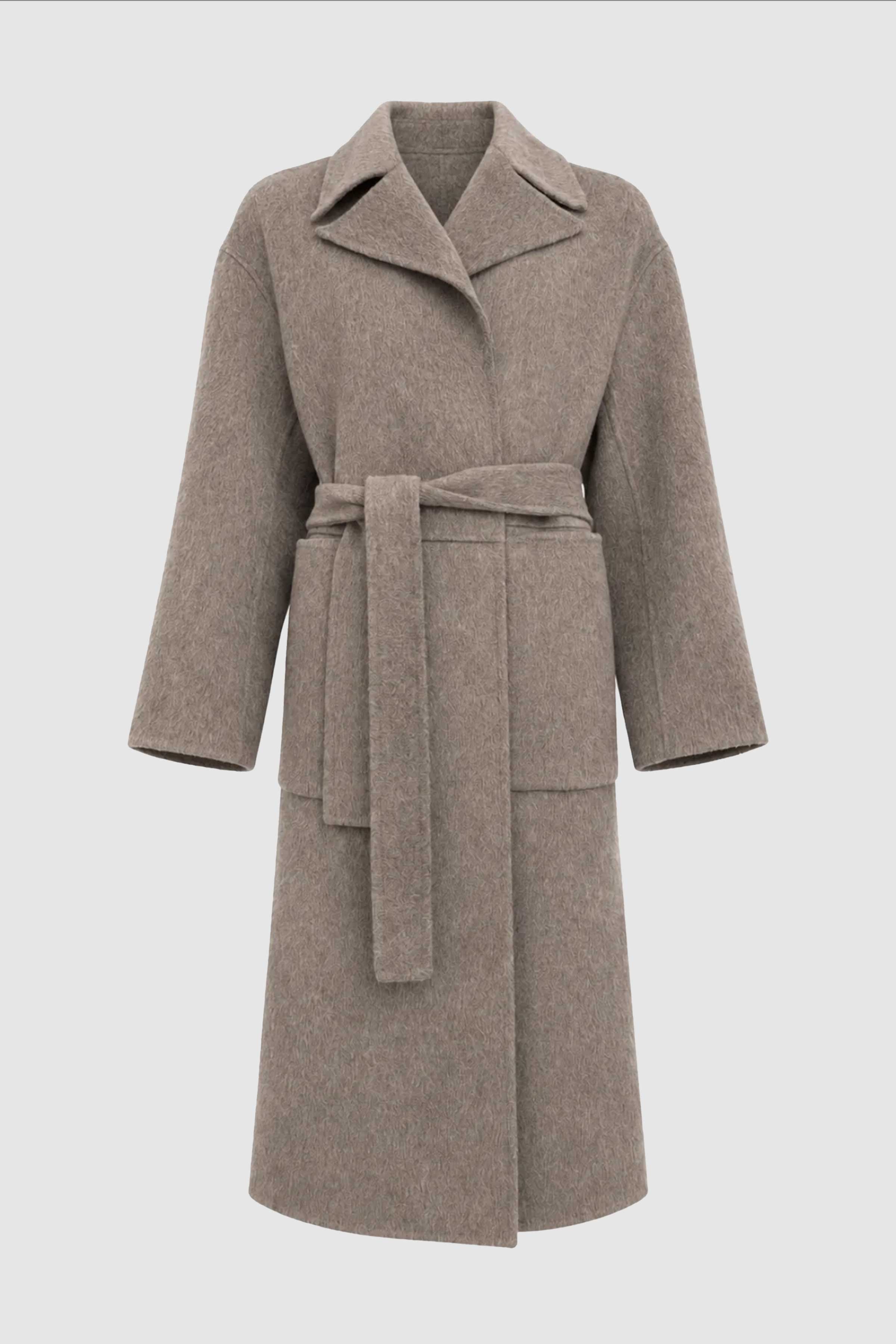 Diaz Long Coat in Deer