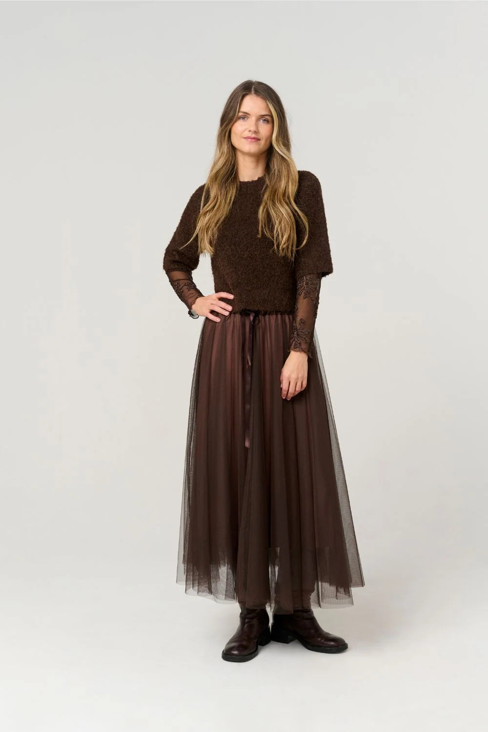 Dolche Skirt in Choco