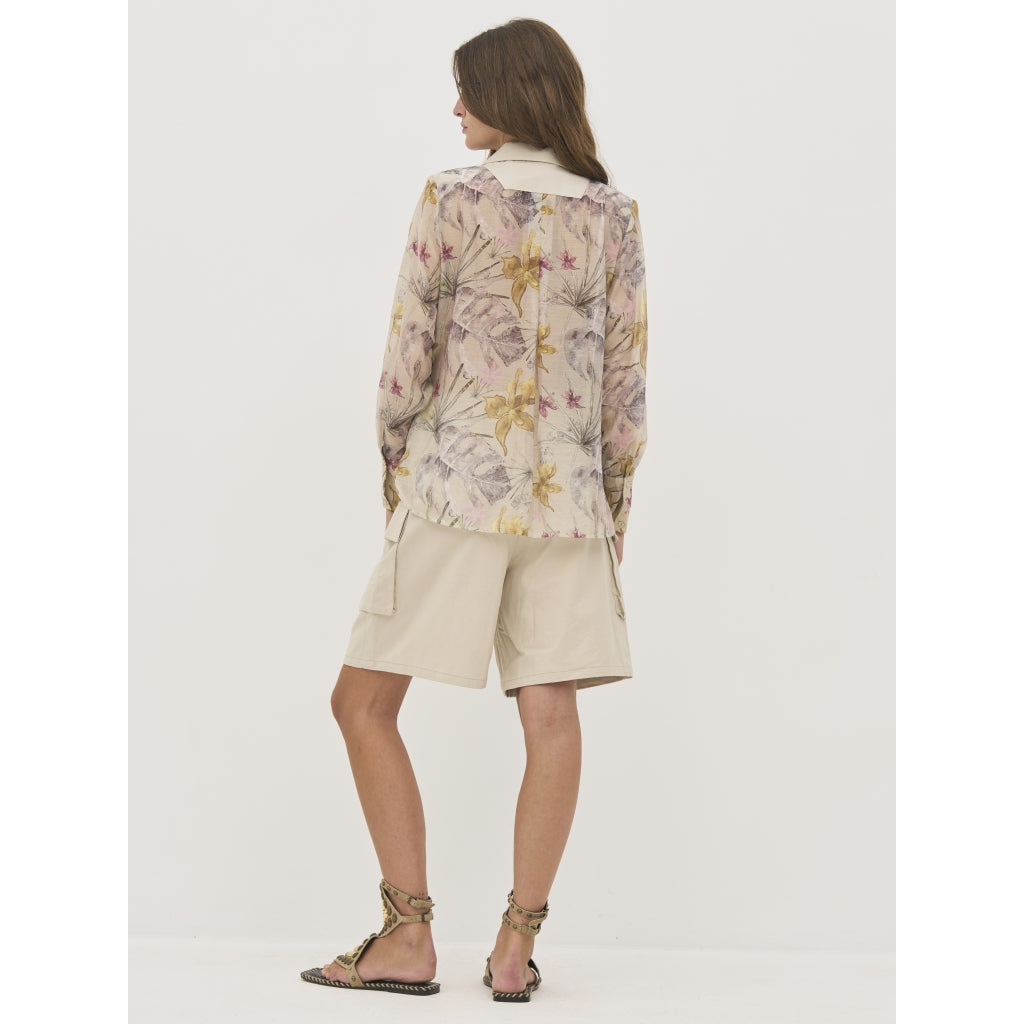 Drea Blazer in Bone Mix