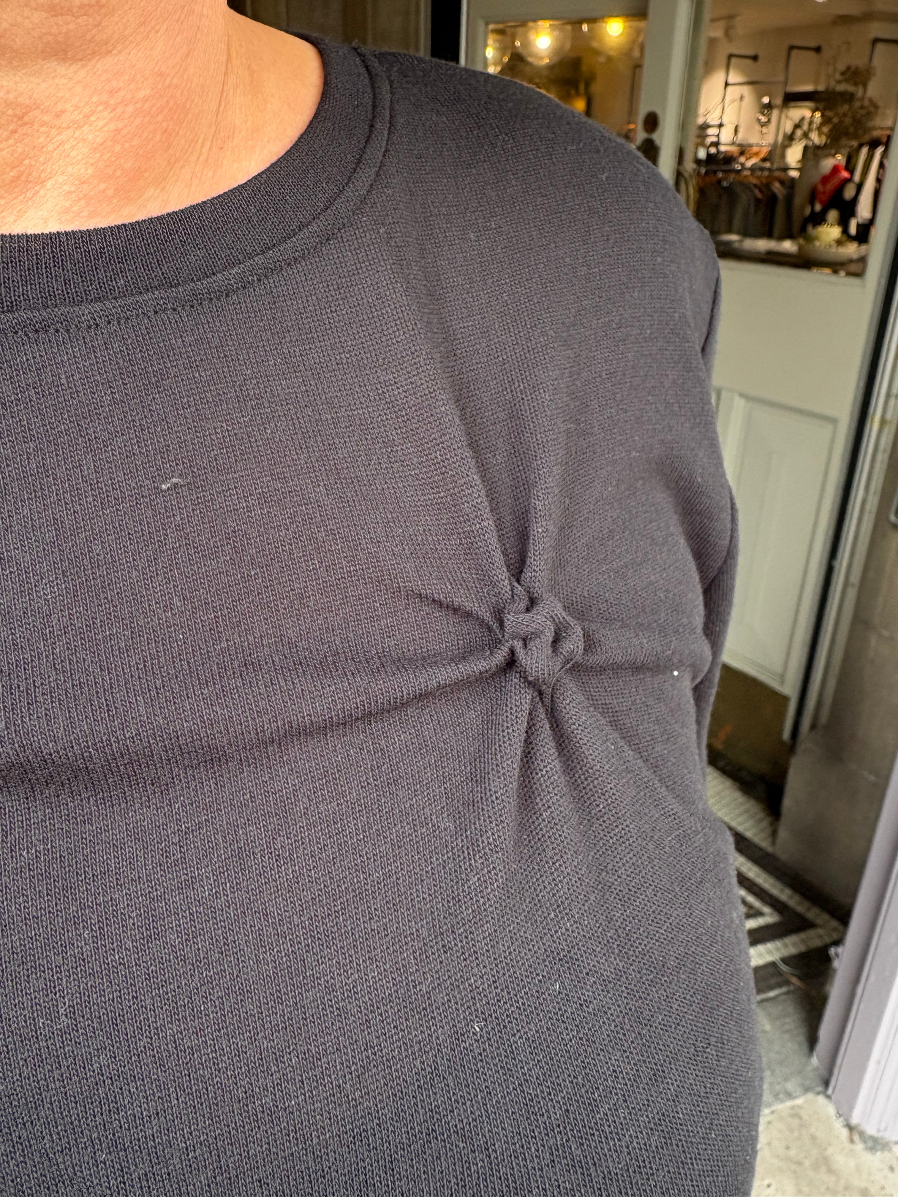 Taniacc Knot Tee in Black