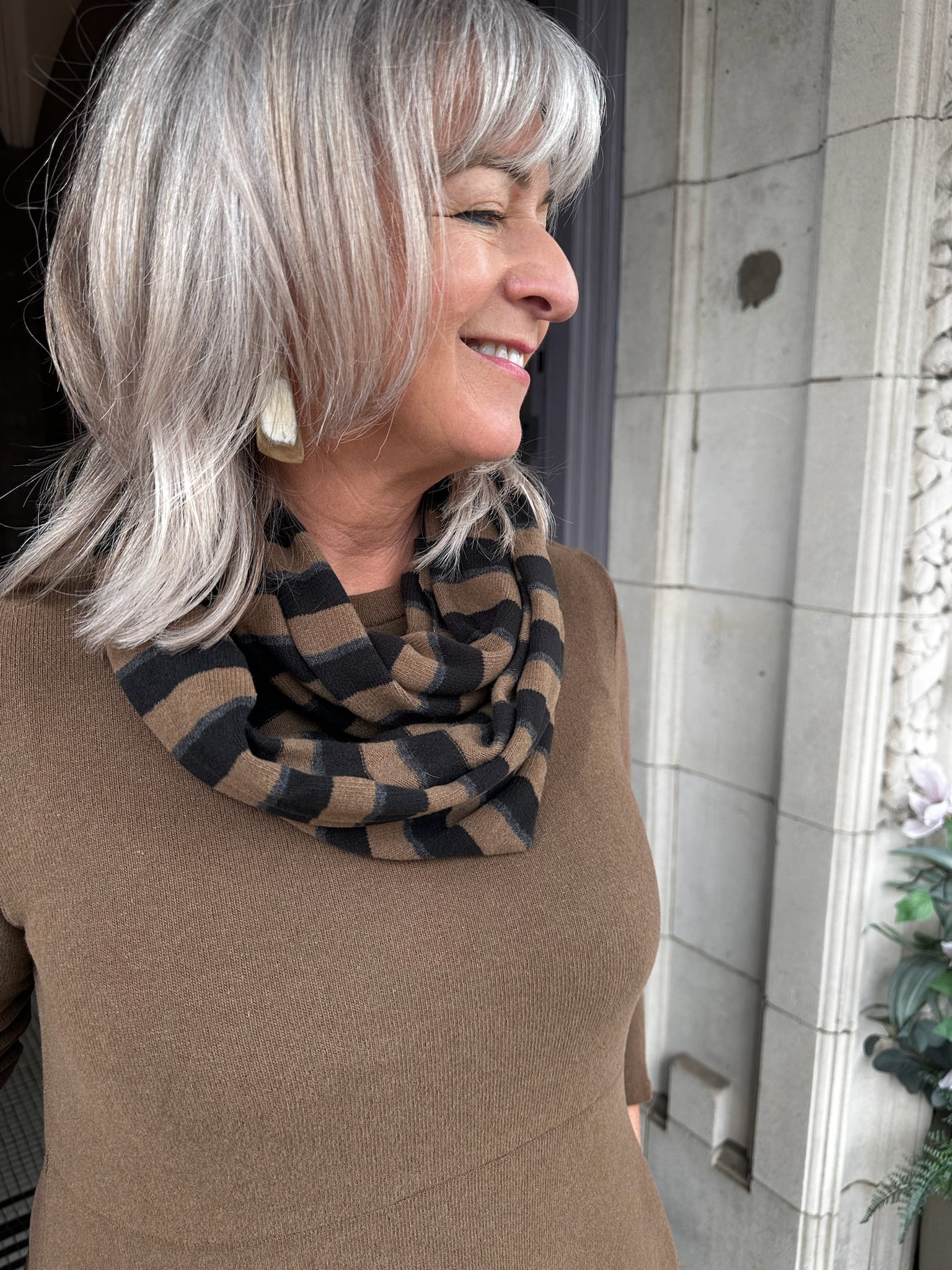 Loop Scarf in Tabacco