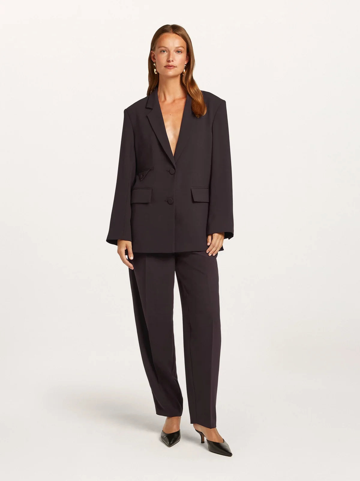 Emmy Blazer in Plum