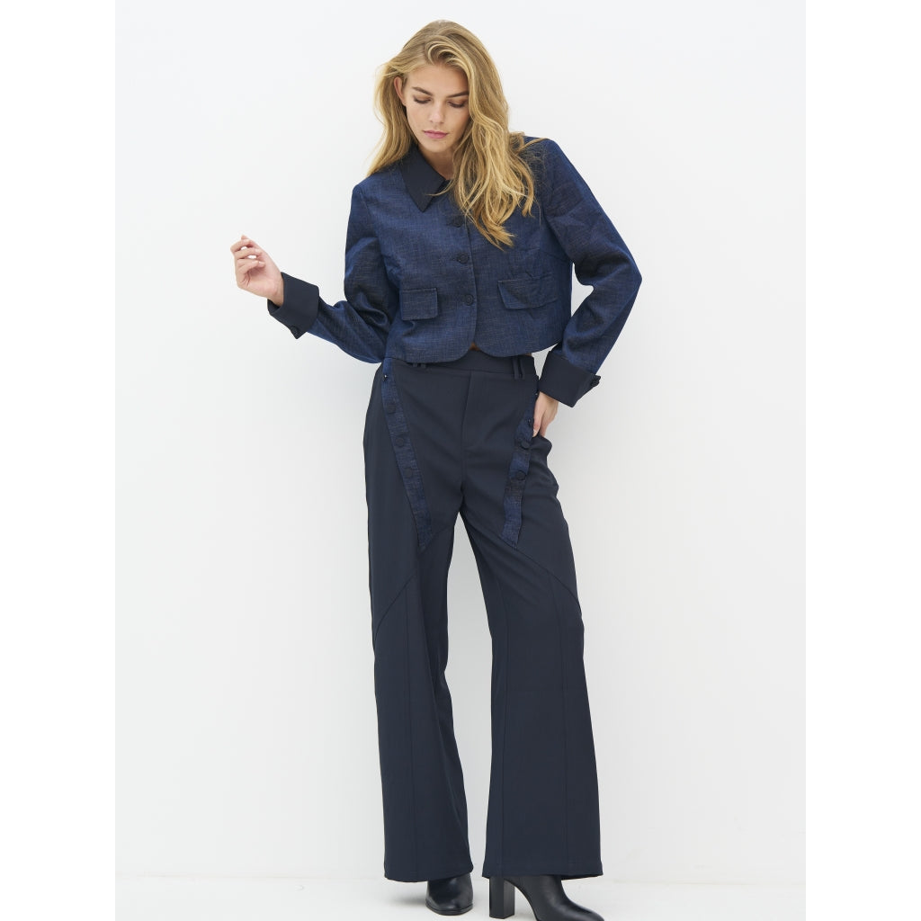 Ebba Jacket in Midnight Blue mix