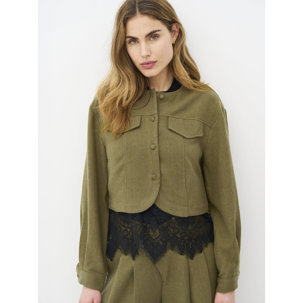 Edith Jacket in Moss
