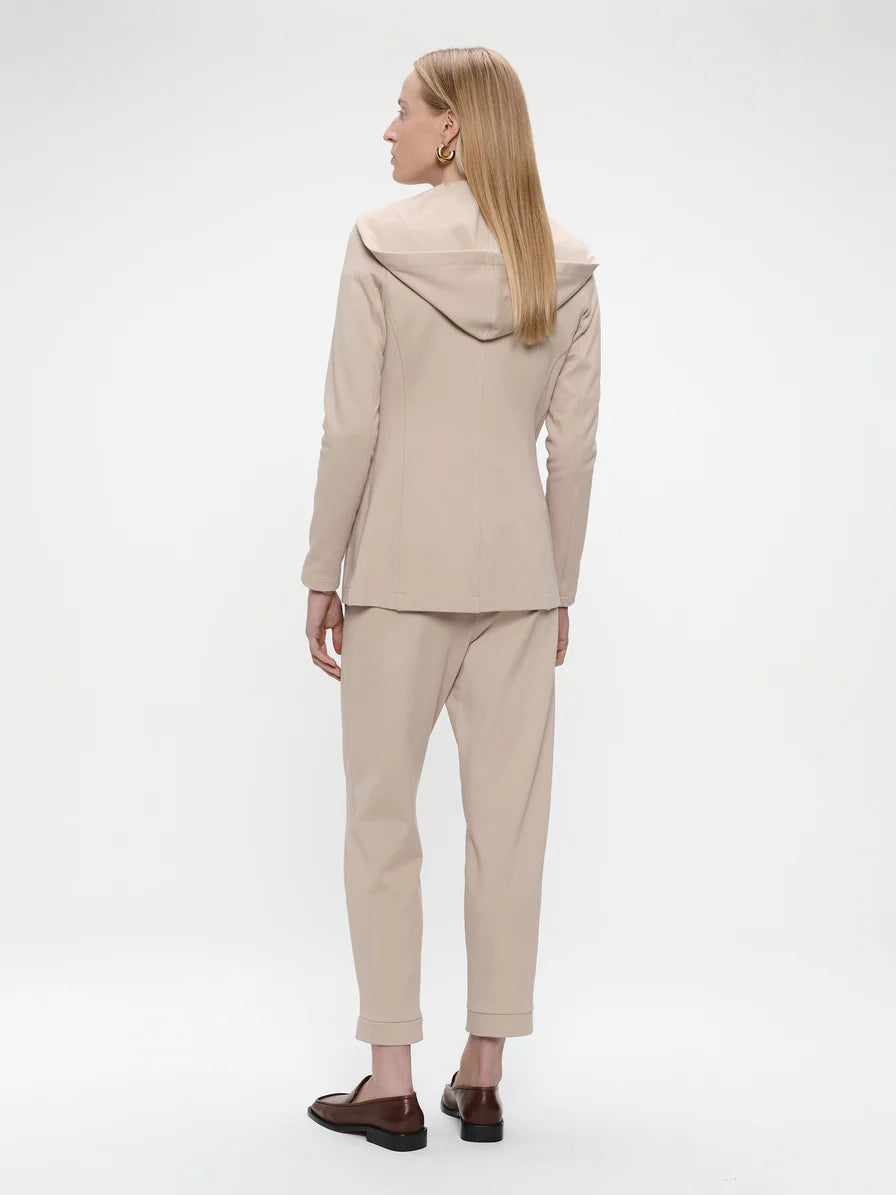 Emy Hoodie Blazer in Beige