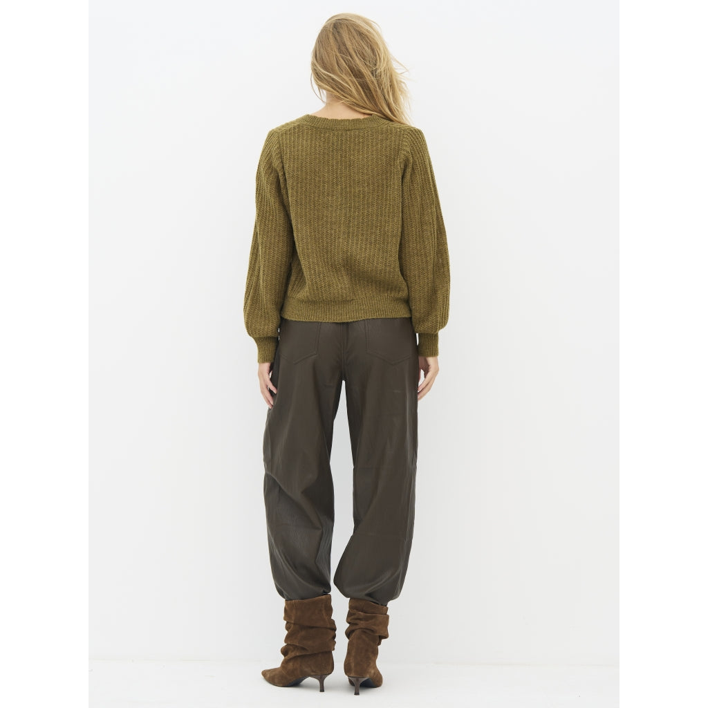 Evangeline Blouse Knit in Moss