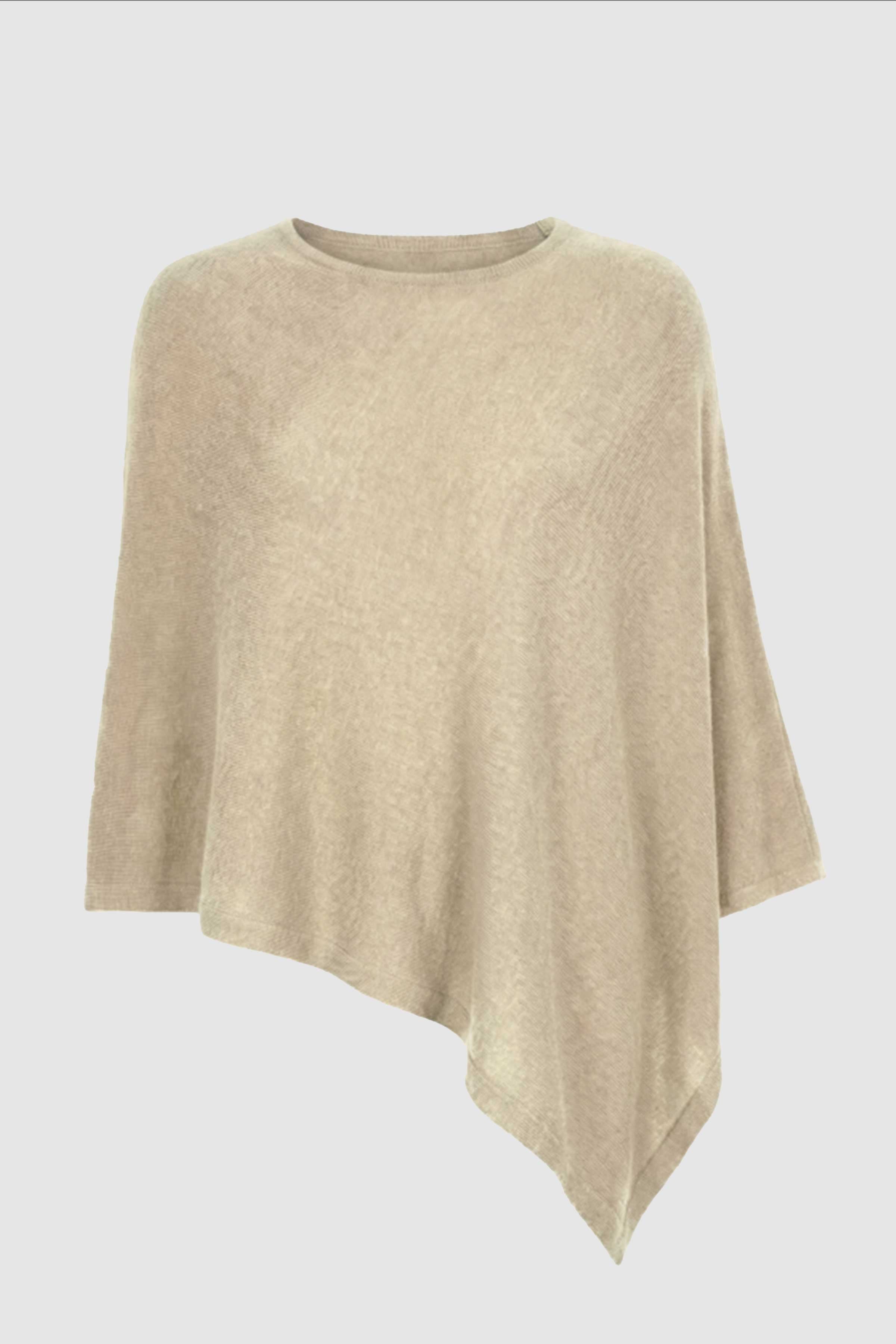 Foncho Poncho in Greige