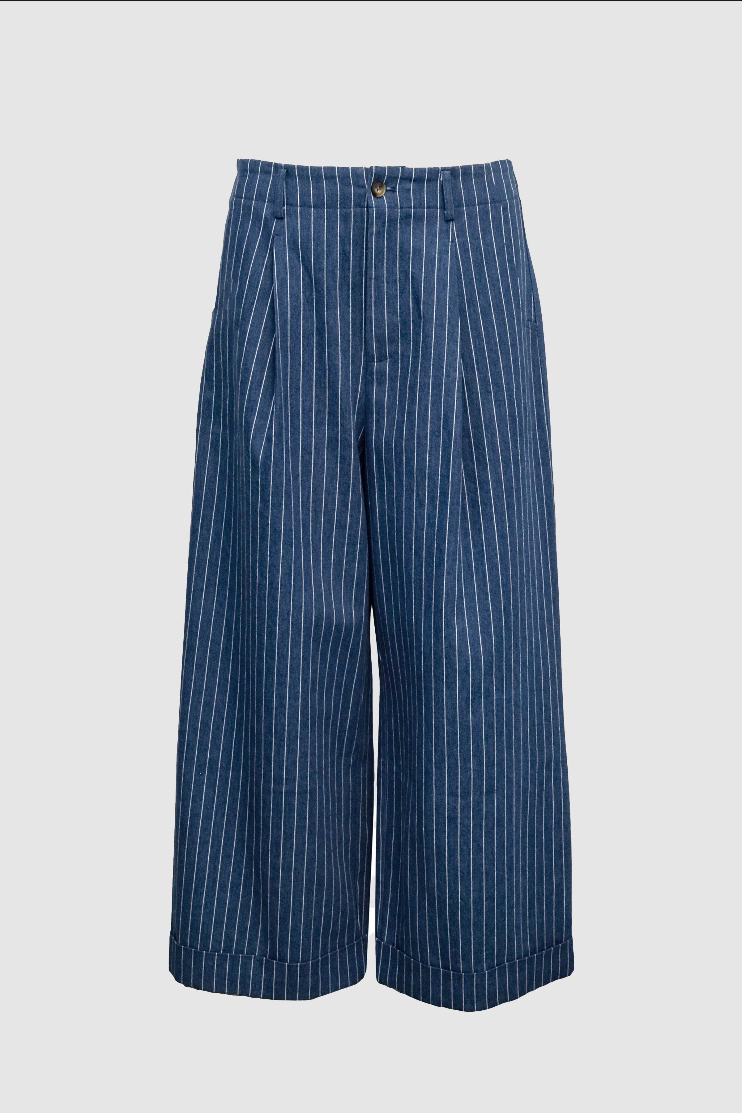 Foxglove Jeans in Denim Stripe