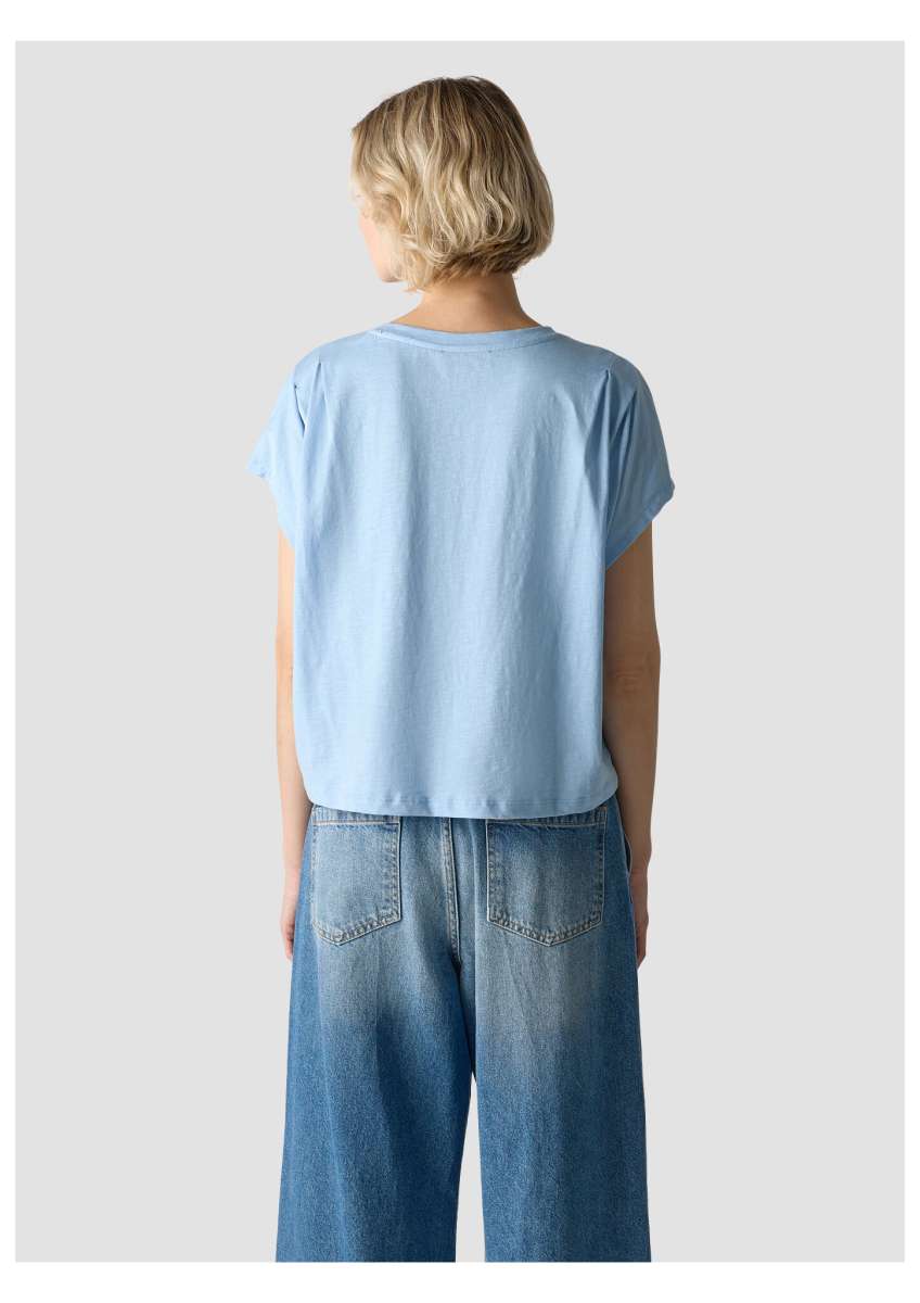 Orange Juice T-Shirt in Powder Blue