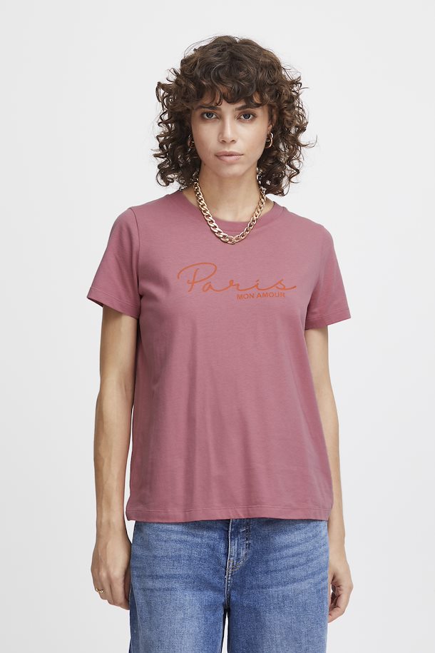 Kamille T-Shirt in Heather Rose