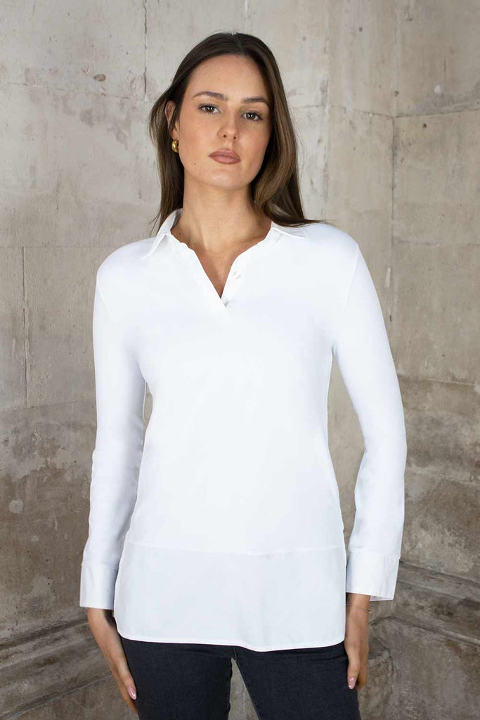 Fenty Layering Blouse in White