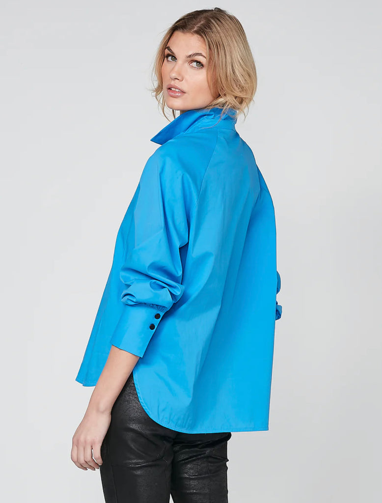 Resmia Shirt in Electric Blue
