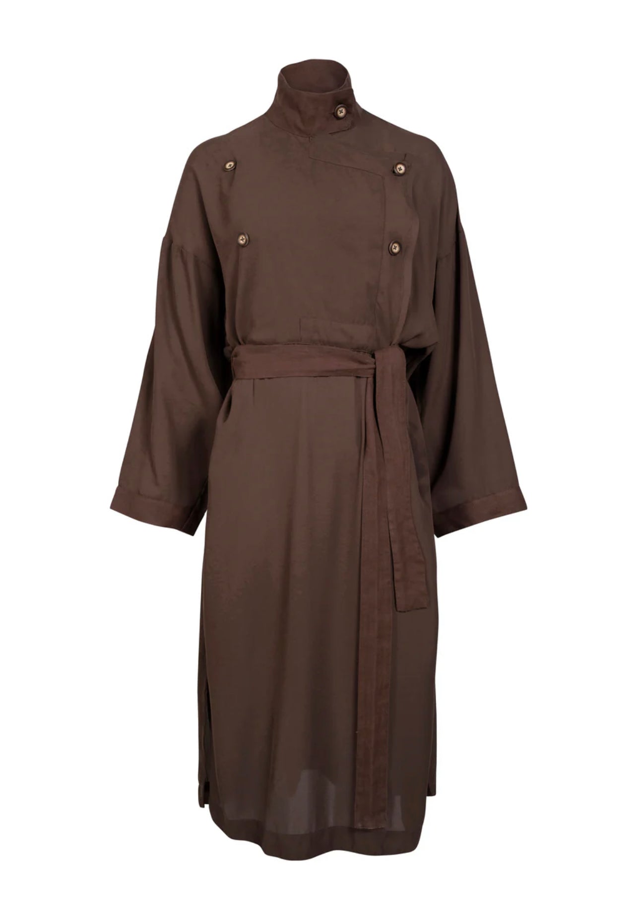 Vibeke Dress in Dark Brown