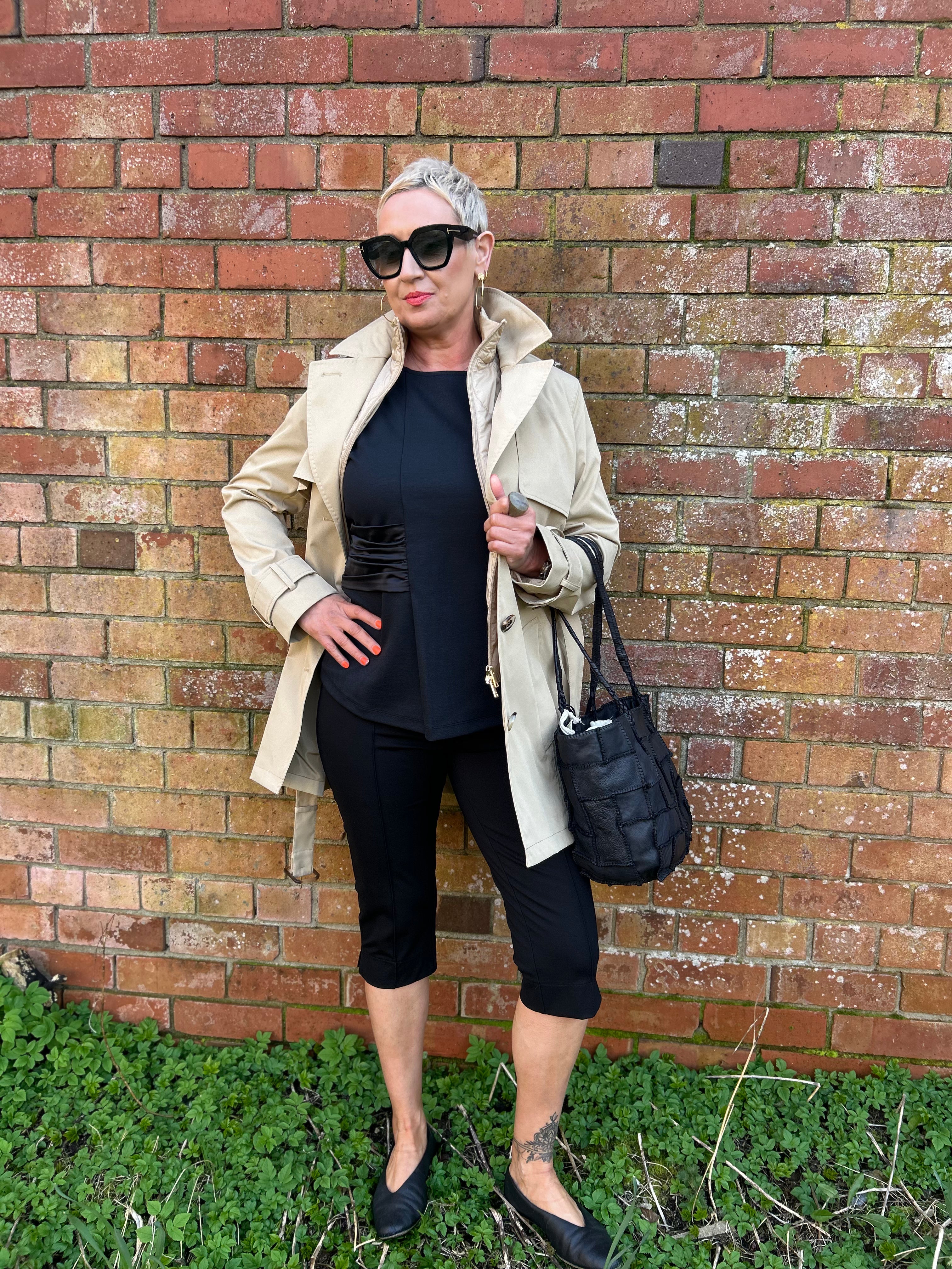 Catjacc Capri Pant in Black