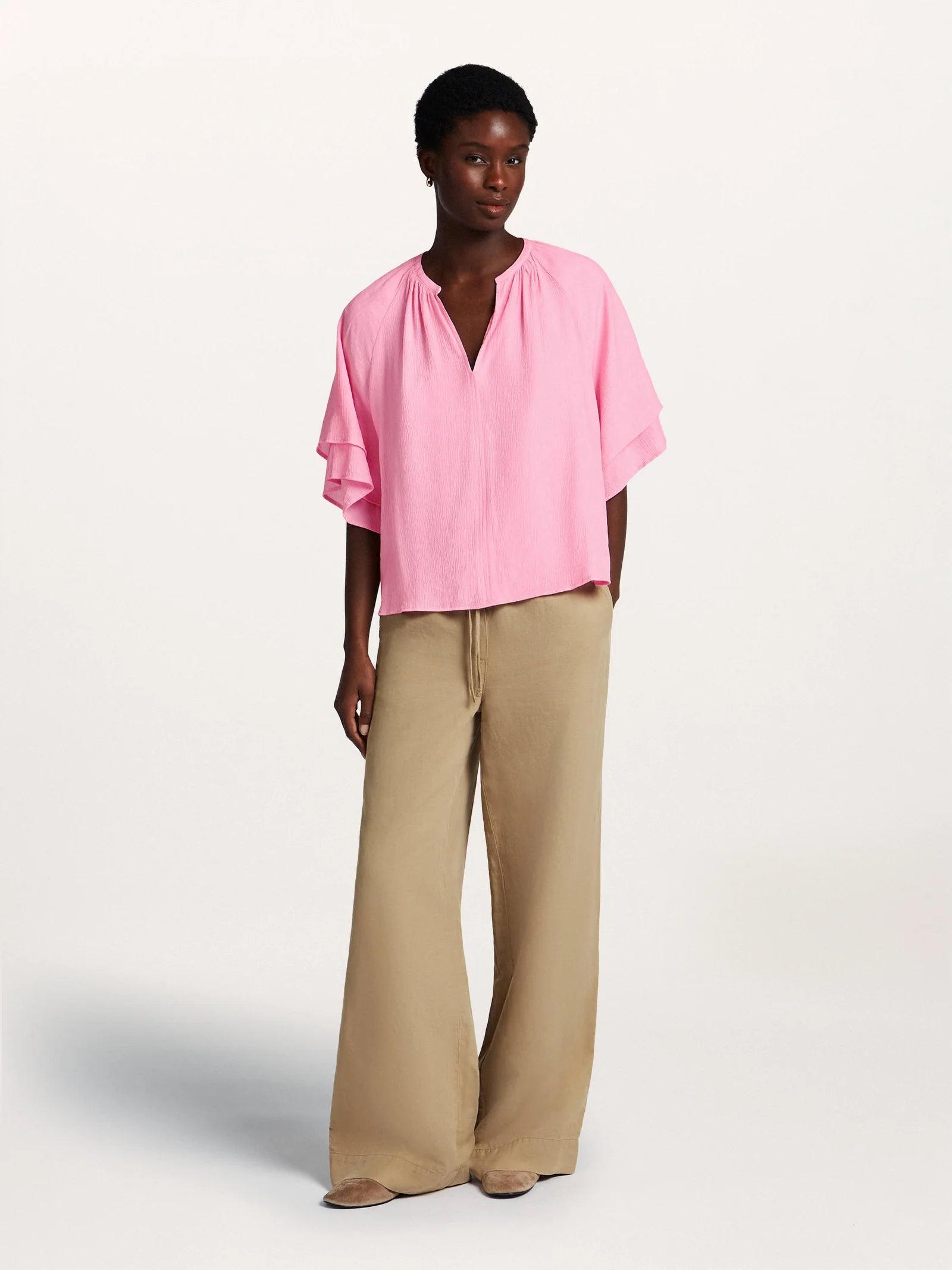 Gabriella Blouse in Pink