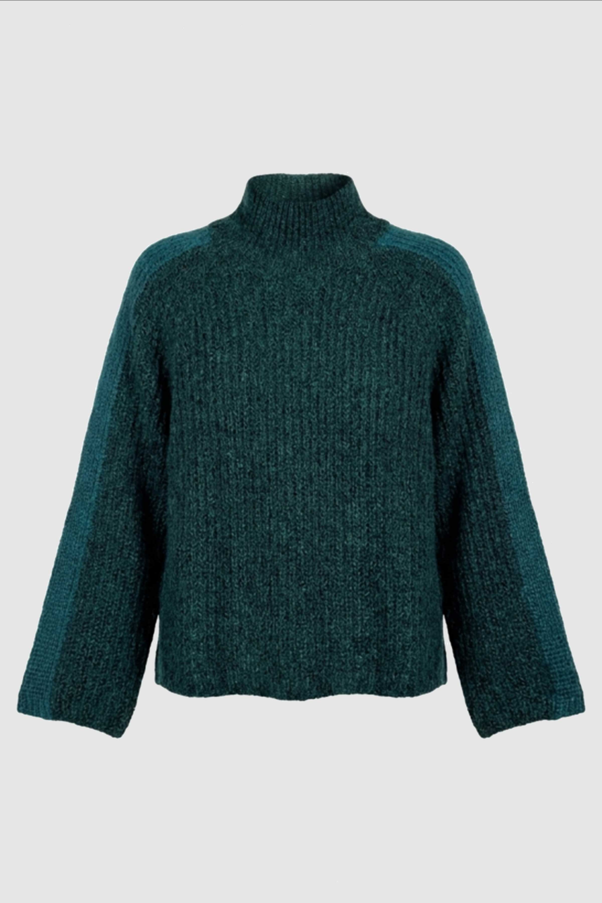 Garbo Jumper in Dark Petrol